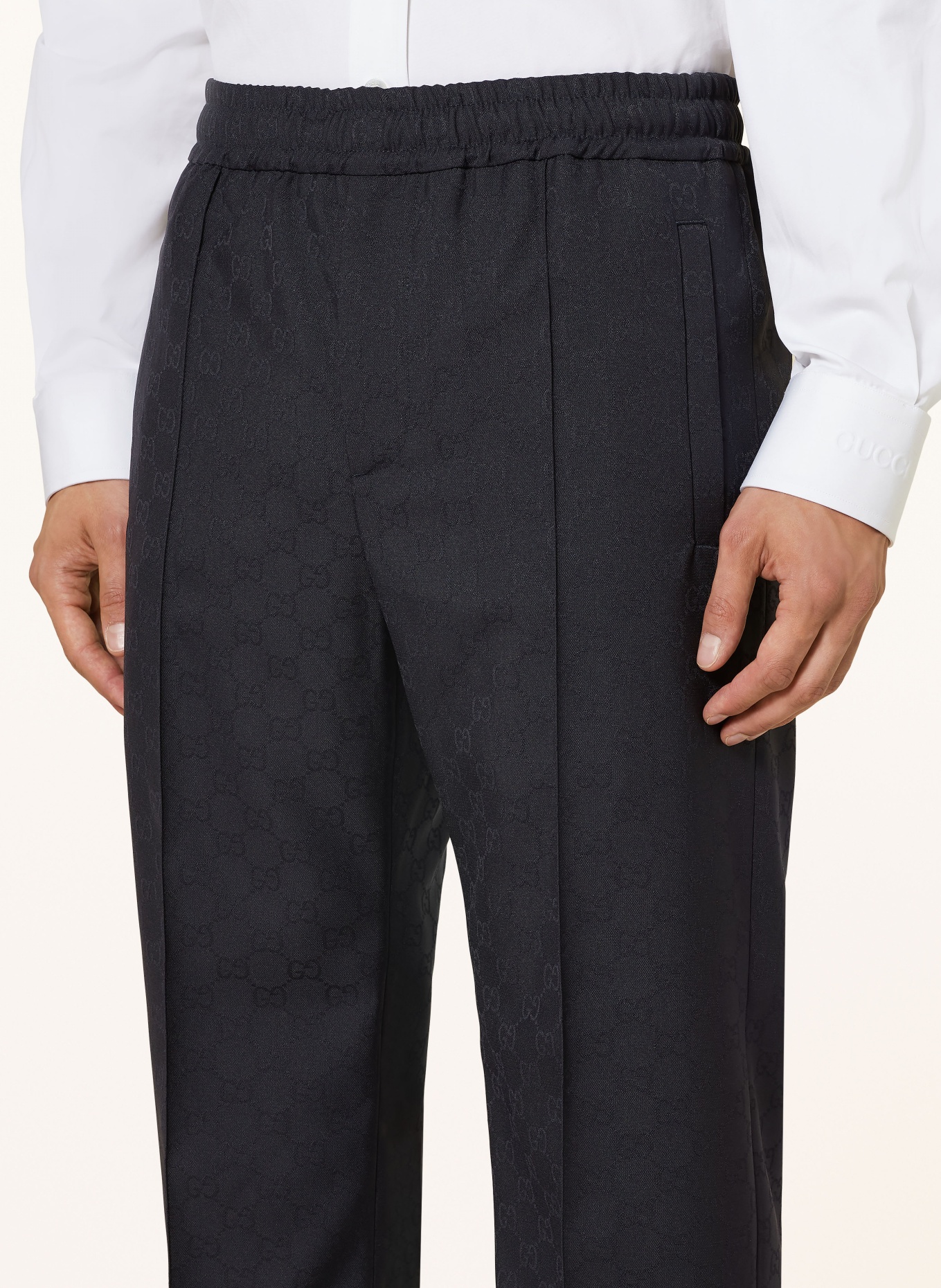 GUCCI Pants in jogger style regular fit, Color: DARK BLUE (Image 5)