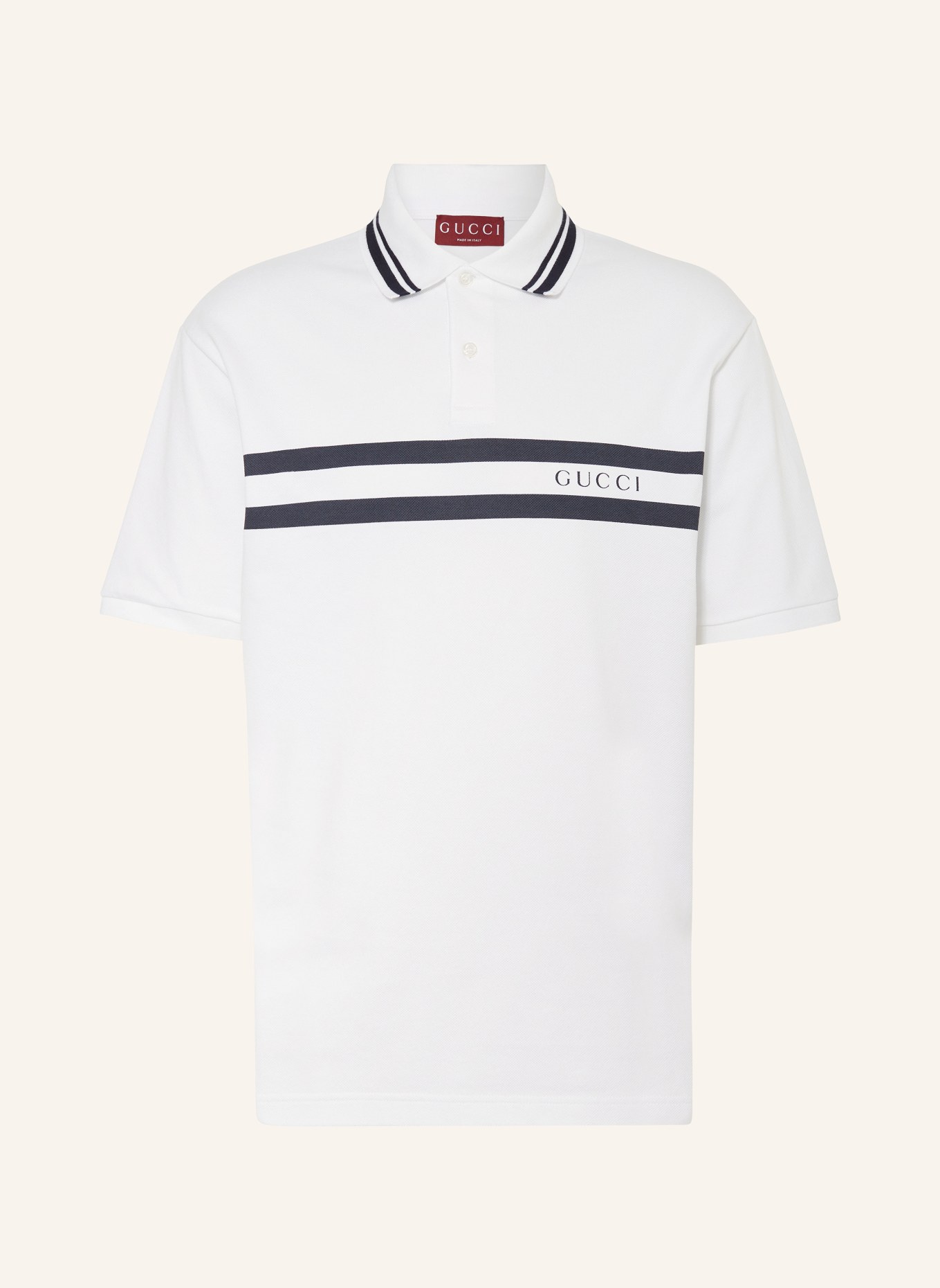 White gucci collar shirt hotsell