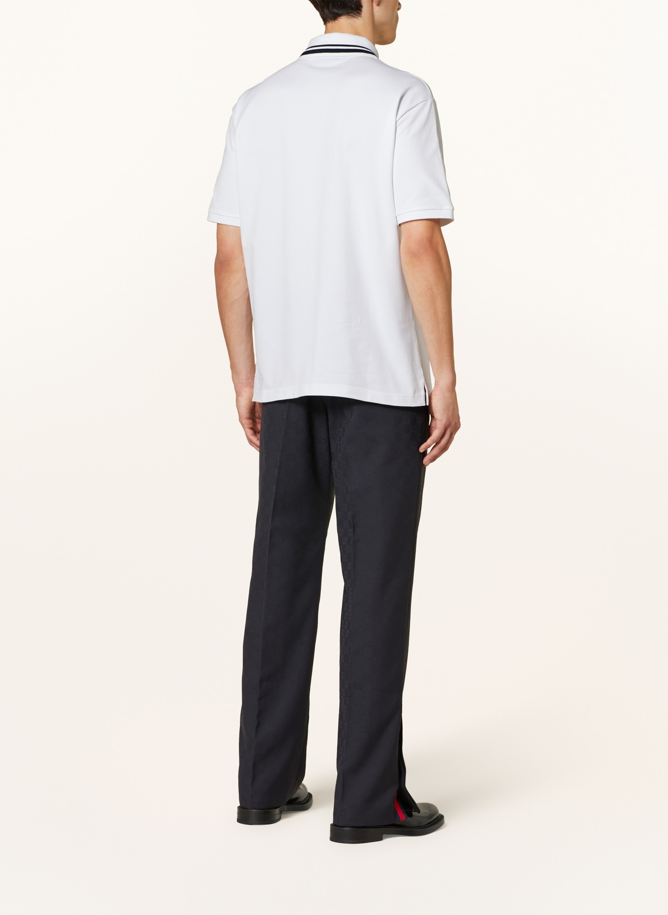 GUCCI Koszulka polo z piki: BIAŁY