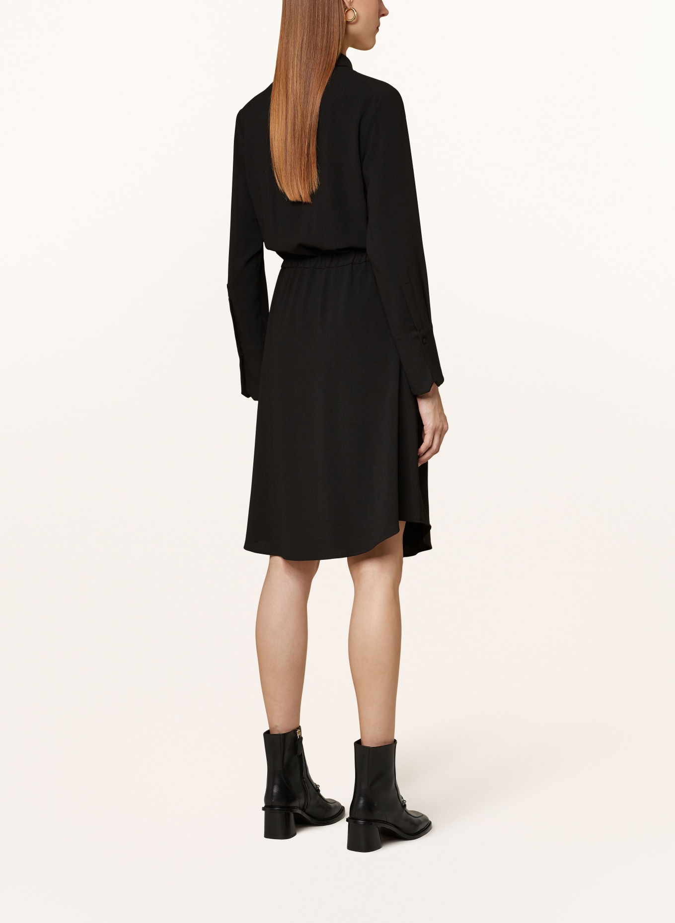 EMPORIO ARMANI Hemdblusenkleid: SCHWARZ