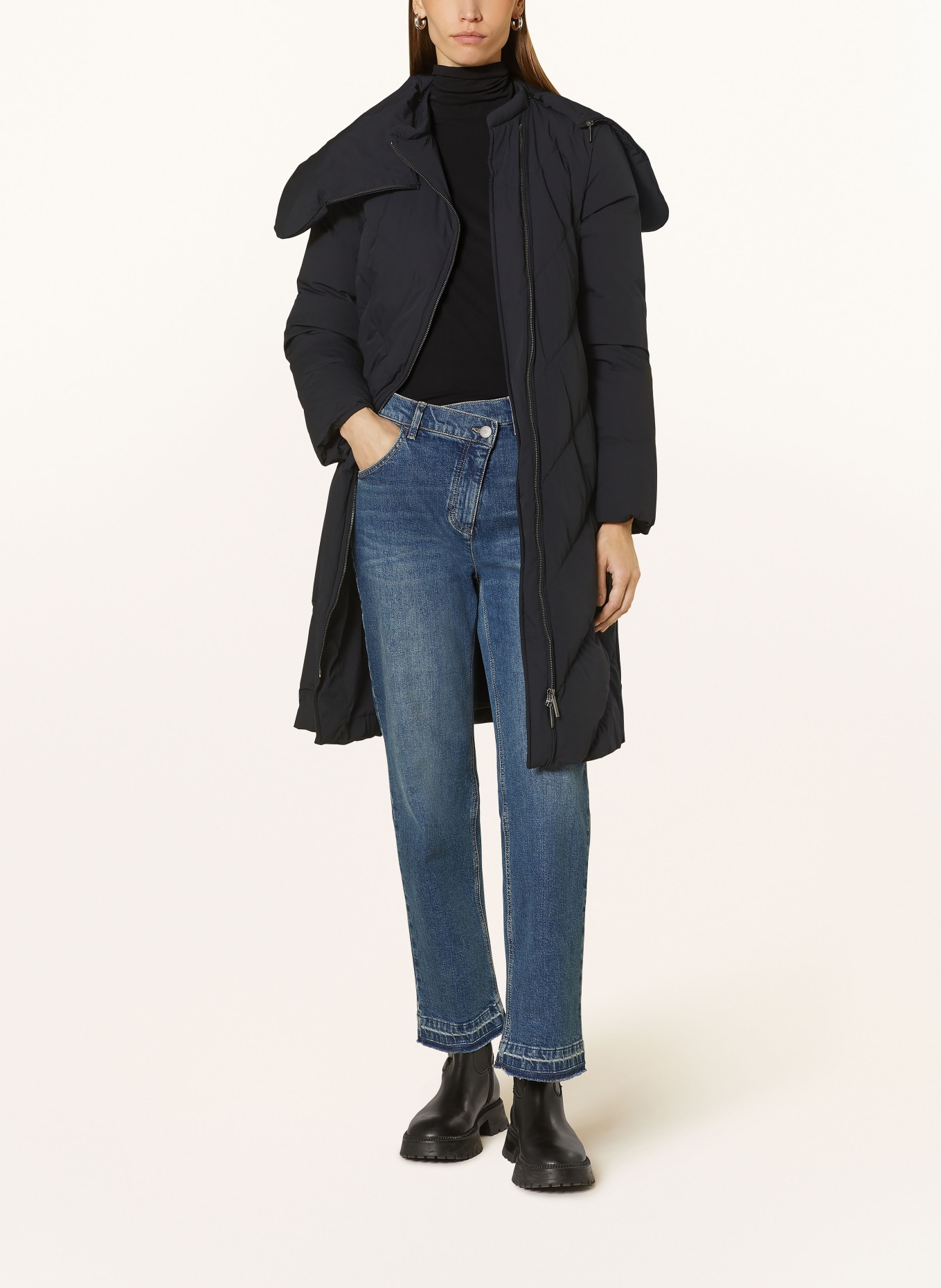 EMPORIO ARMANI Daunenmantel: SCHWARZ