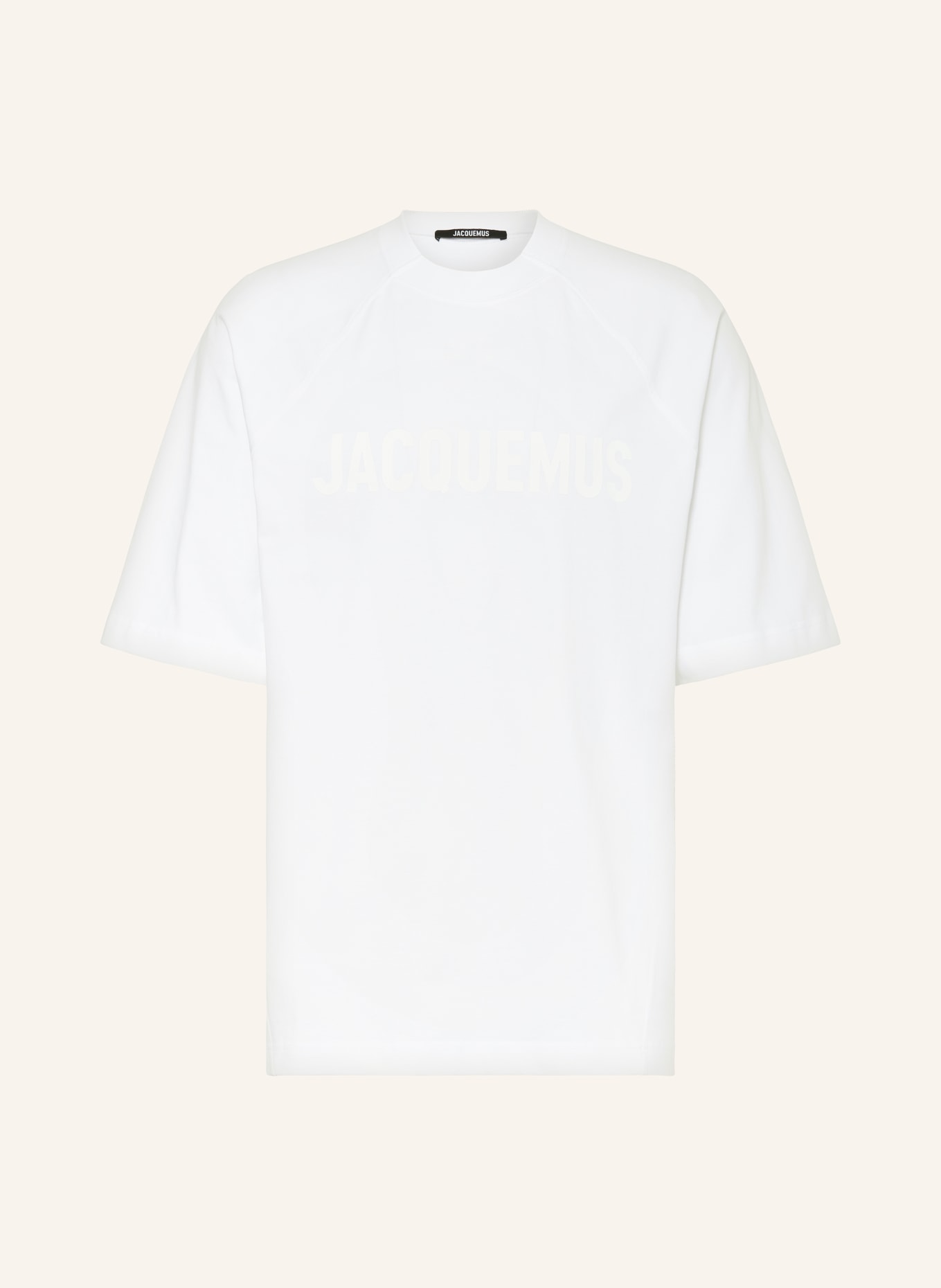 JACQUEMUS Tričko LE TSHIRT TYPO, Barva: BÍLÁ (Obrázek 1)