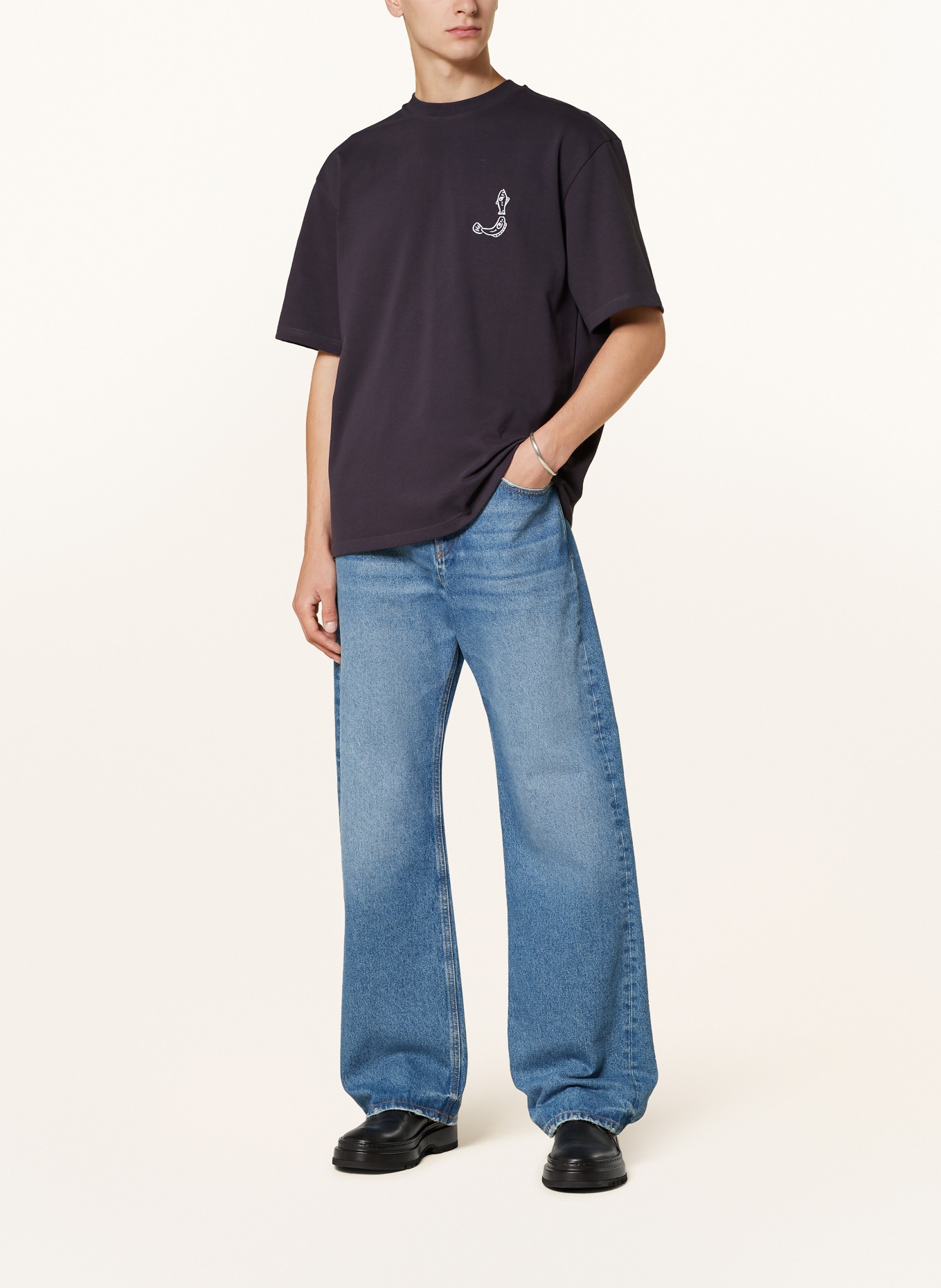 JACQUEMUS T-Shirt, Farbe: DUNKELBLAU (Bild 3)