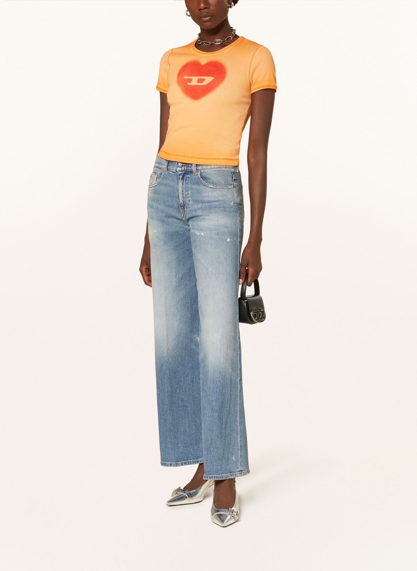 DIESEL Straight jeans D-AKEMI, Color: 01 (Image 2)