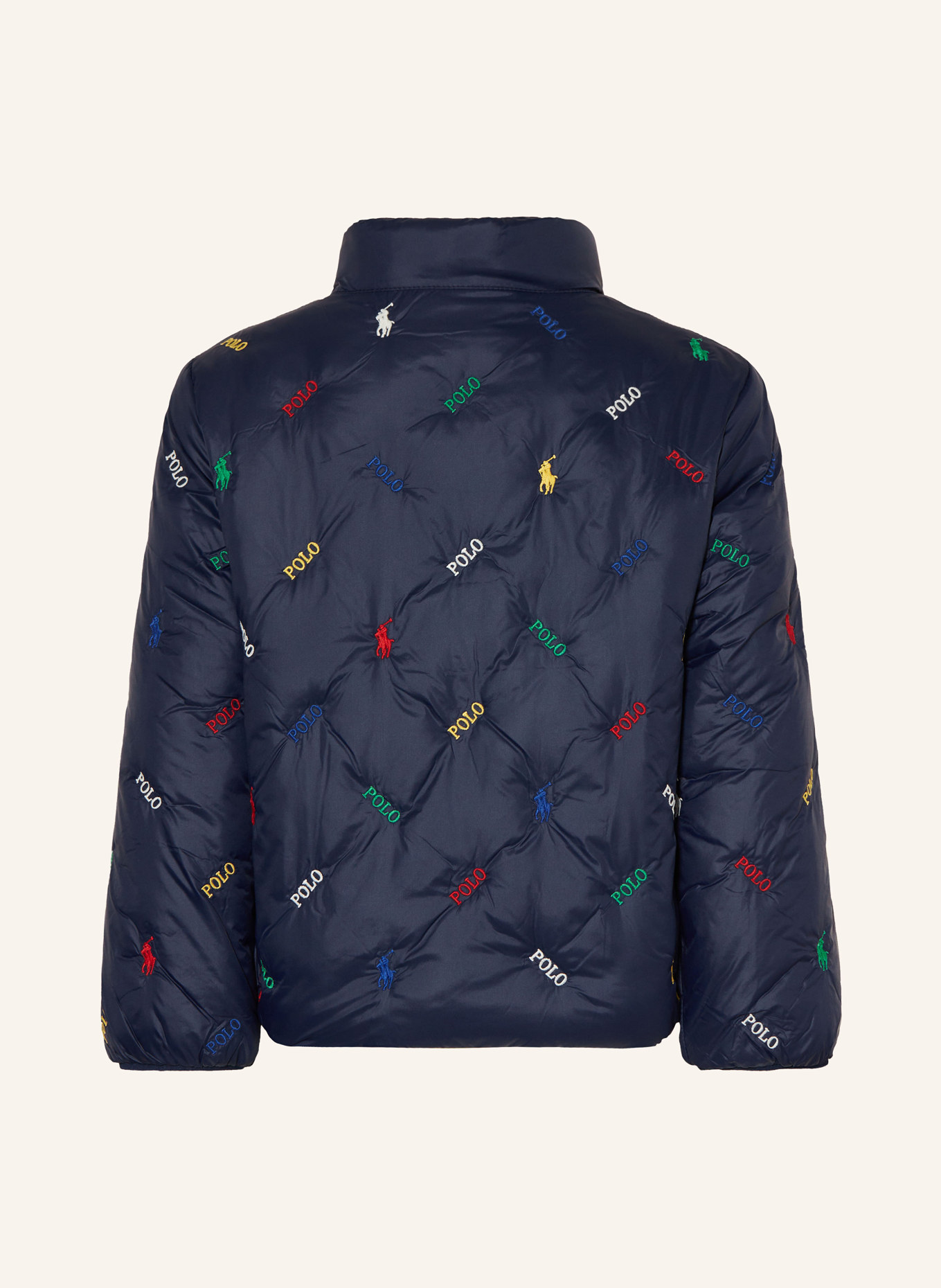 polo Maniche RALPH LAUREN Kurtka pikowana, dwustronna: GRANATOWY/ ZIELONY