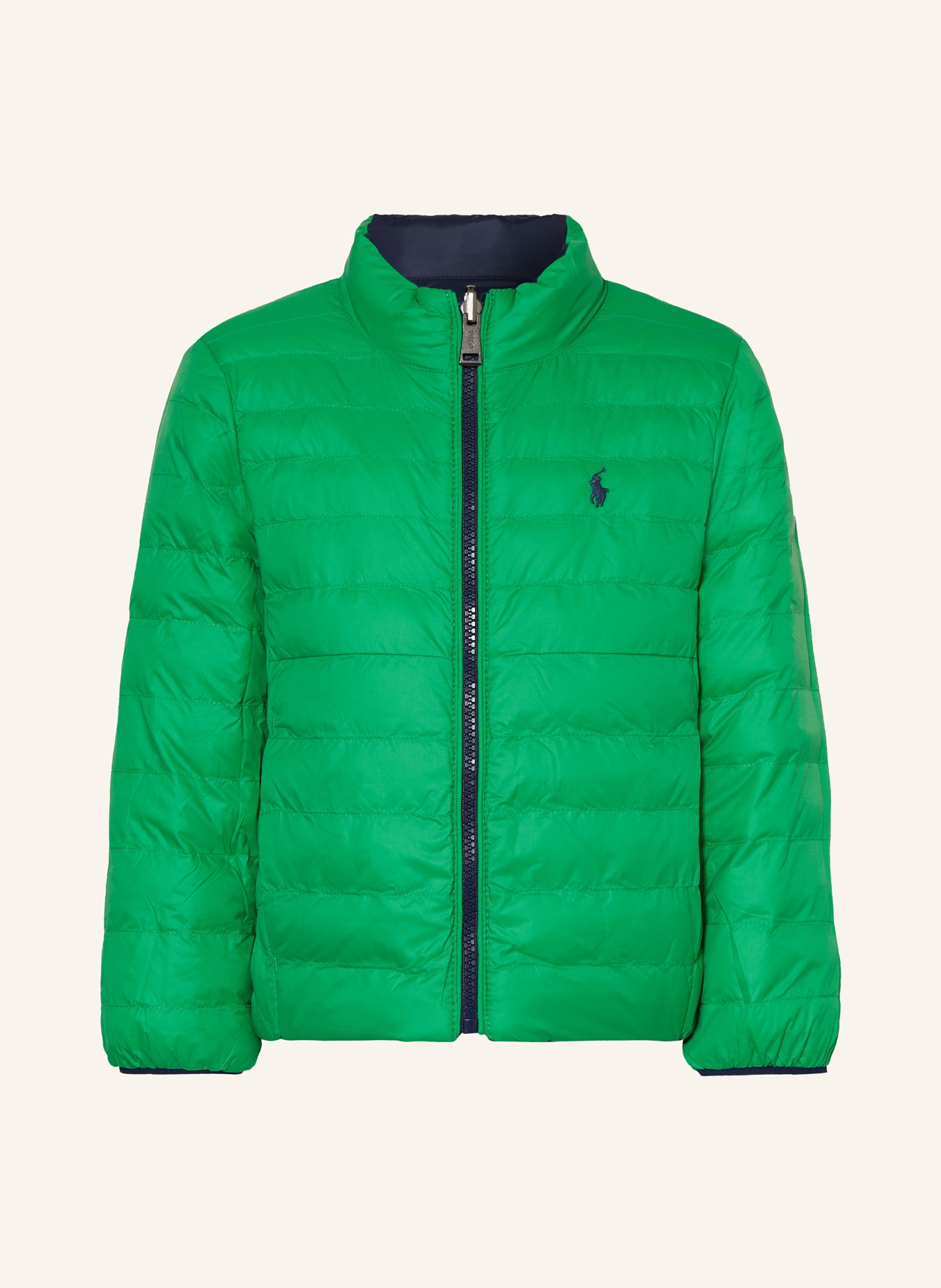 polo Maniche RALPH LAUREN Kurtka pikowana, dwustronna: GRANATOWY/ ZIELONY