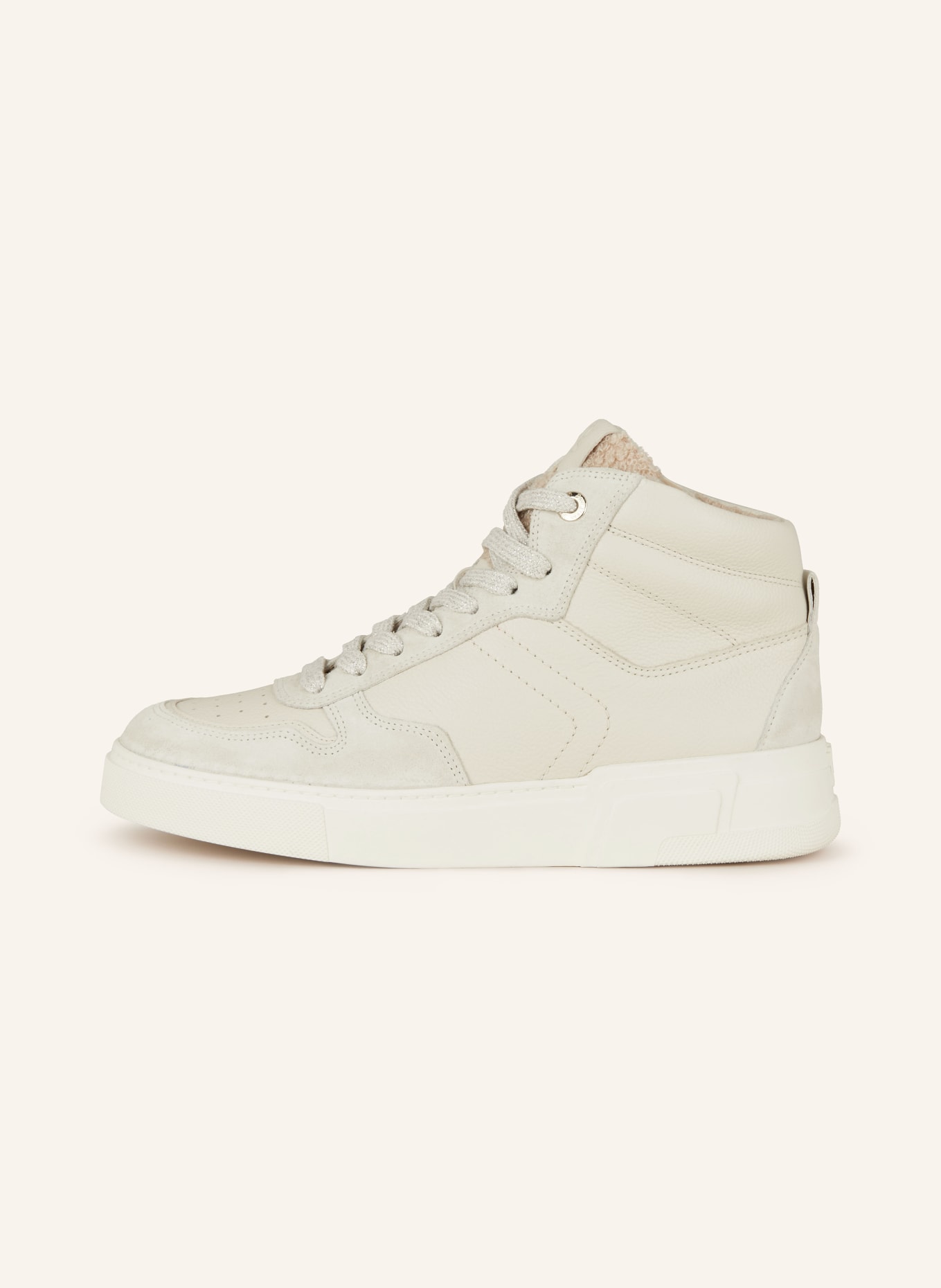 paul green High-top sneakers: WHITE / CREAM
