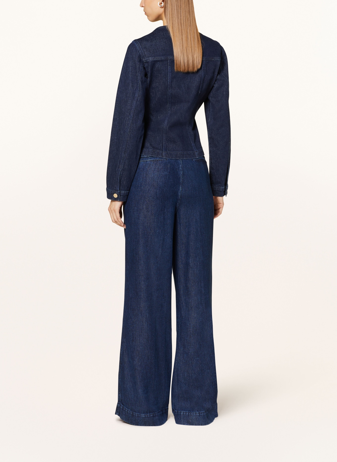 7 for all mankind Straight jeans PLEATED TROUSERS, Color: DARK BLUE (Image 3)