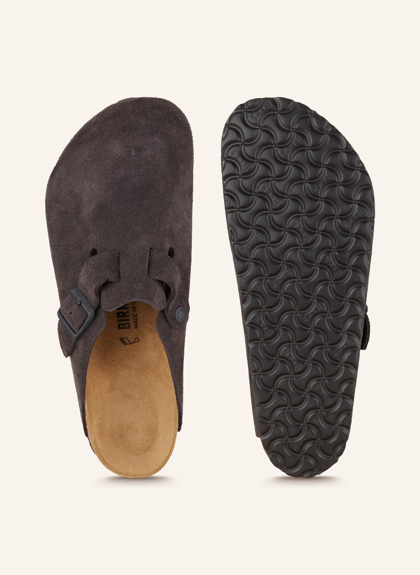 BIRKENSTOCK Slides BOSTON, Color: DARK GRAY (Image 5)