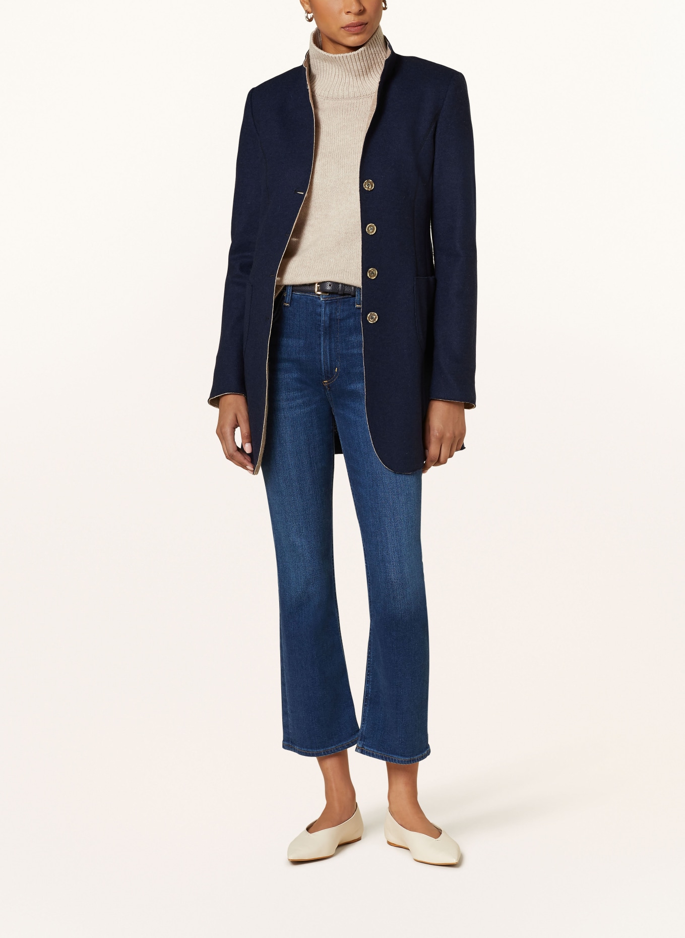 White Label Long blazer, Color: DARK BLUE (Image 2)