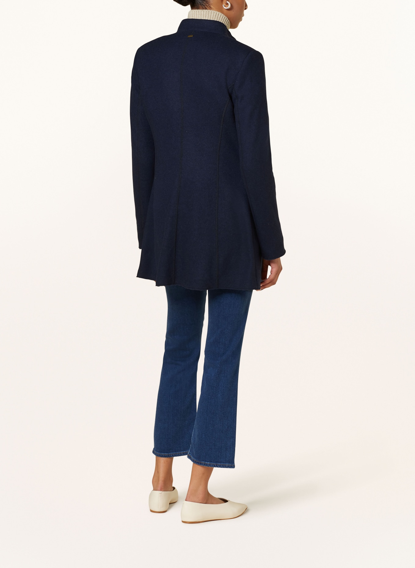 White Label Long blazer, Color: DARK BLUE (Image 3)