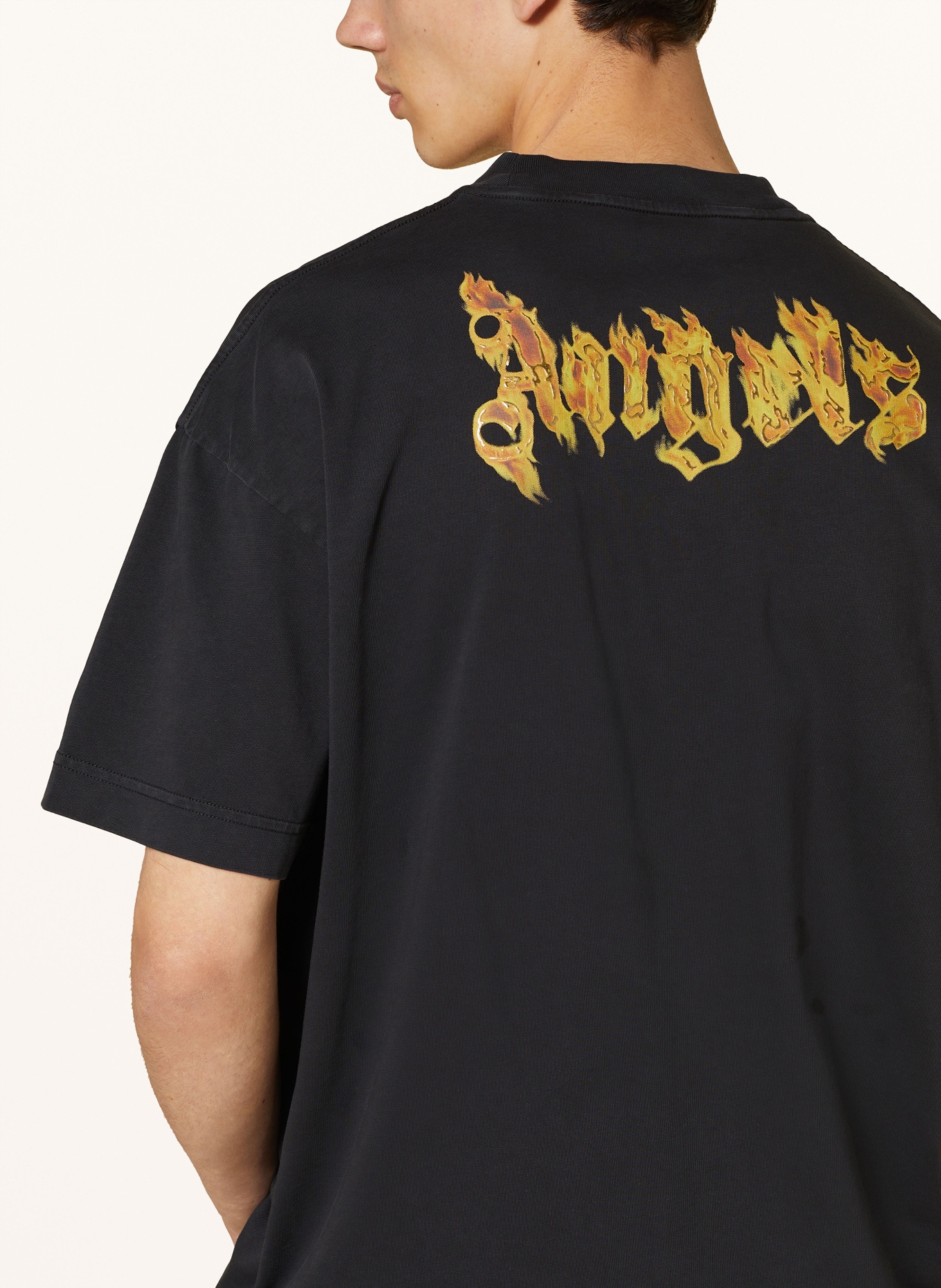 Palm Angels T-shirt: CZARNY/ ZŁOTY
