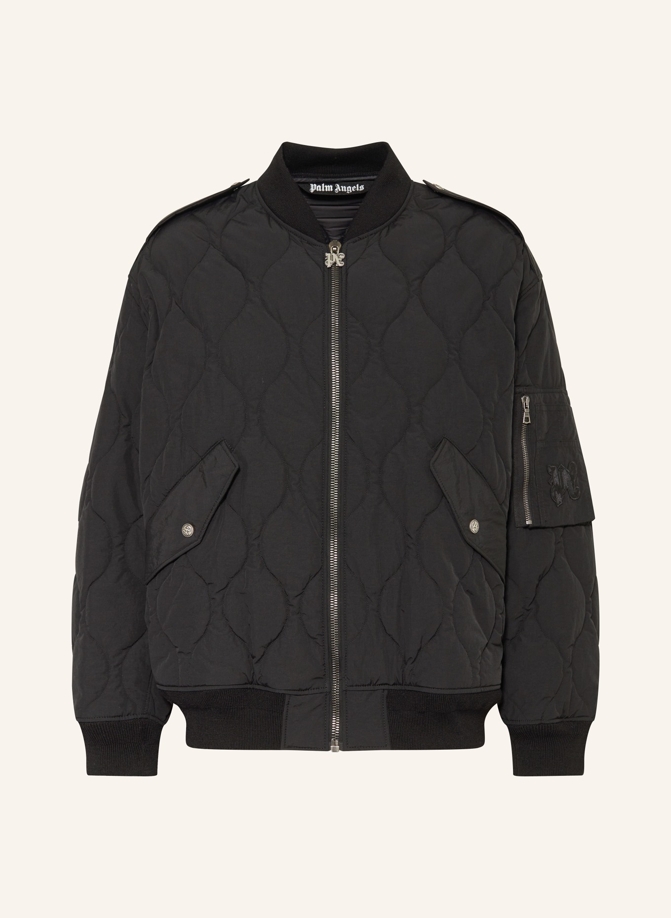 Palm Angels Bluzon: CZARNY