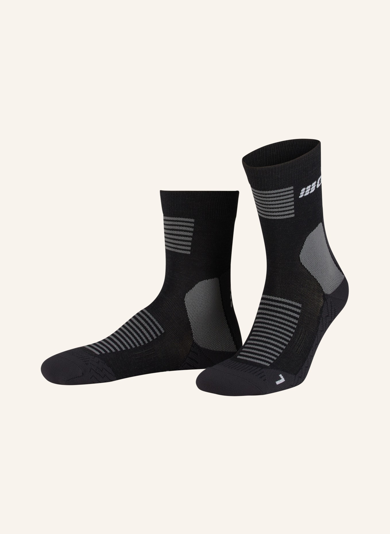 cep Laufsocken COLD WEATHER COMPRESSION MID CUT: 301 Black