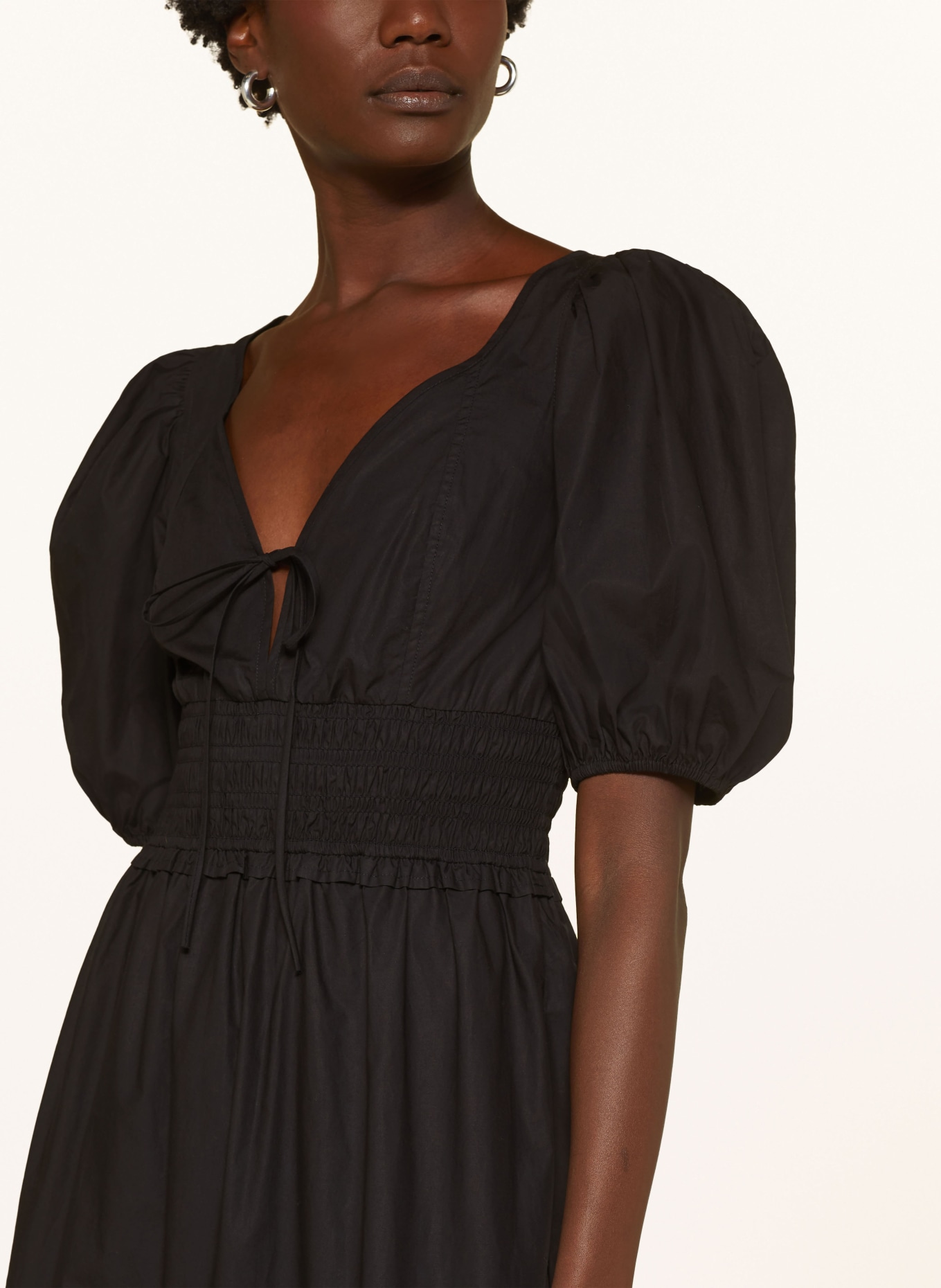 GANNI Dress: BLACK