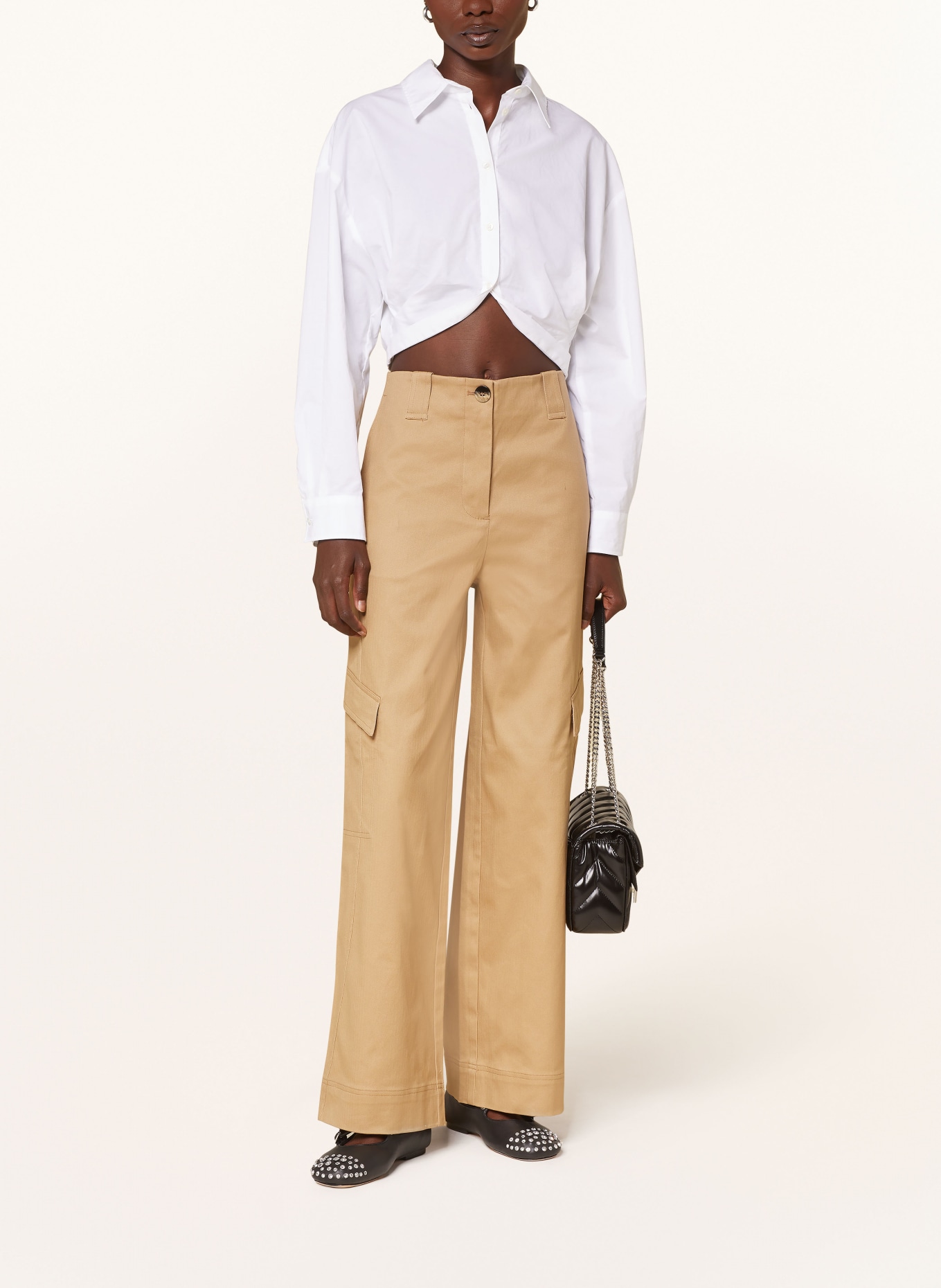 GANNI Cargo pants, Color: BEIGE (Image 2)