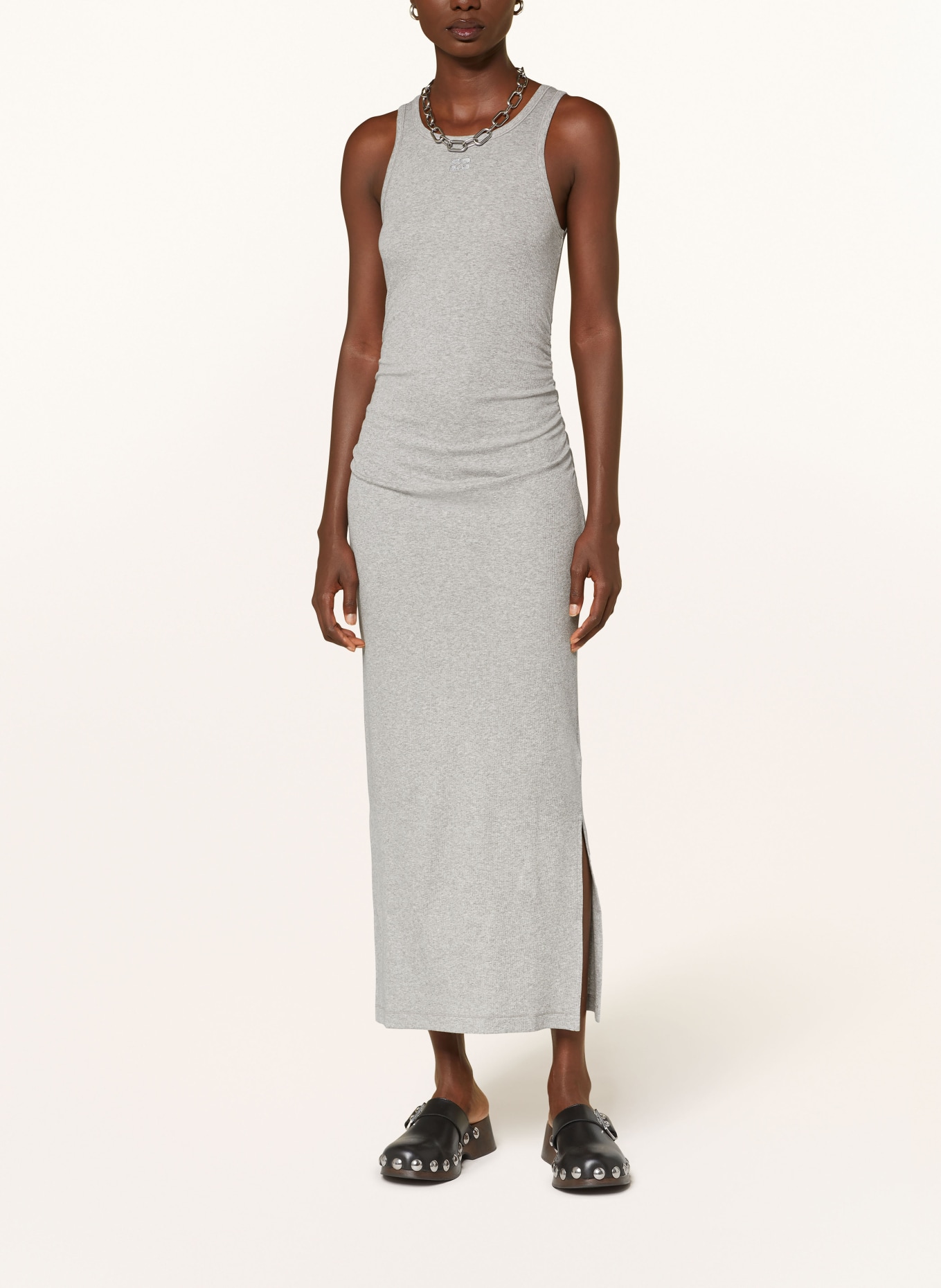 GANNI Jerseykleid, Farbe: GRAU (Bild 2)