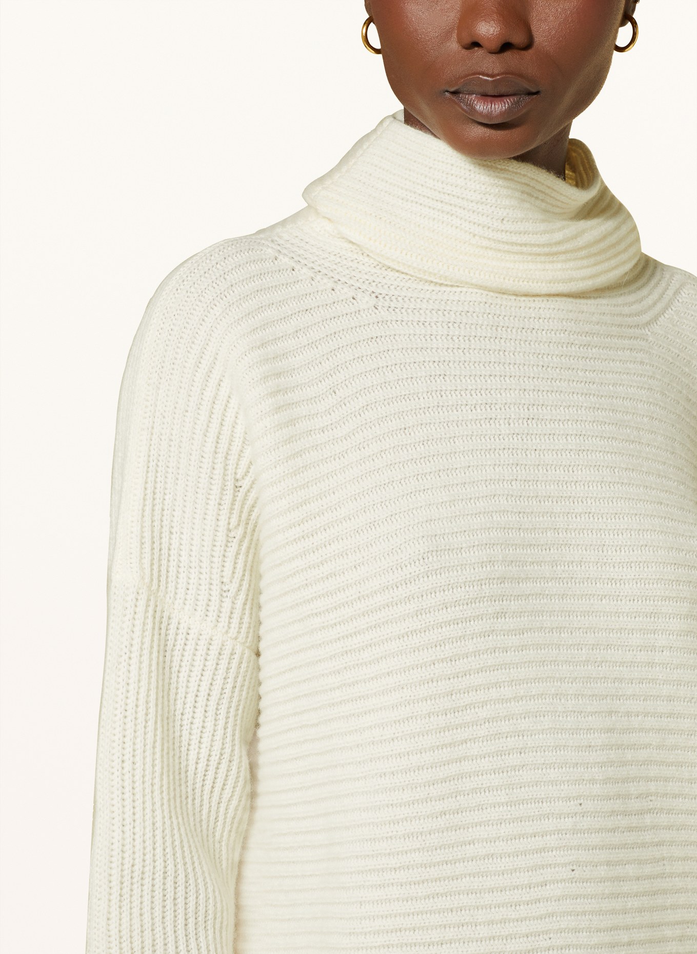 IRIS von ARNIM Rollkragenpullover CAPRI aus Cashmere, Farbe: ECRU (Bild 4)