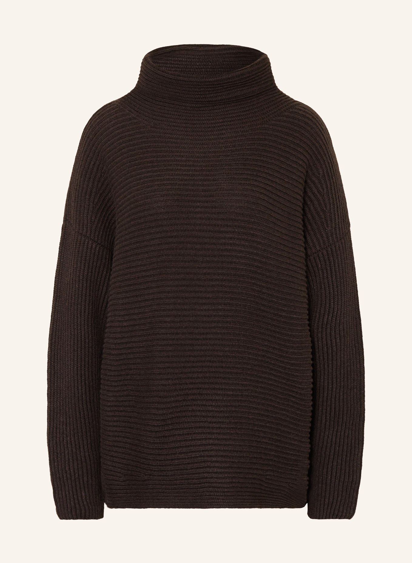 IRIS von ARNIM Turtleneck sweater CAPRI made of cashmere: DARK BROWN