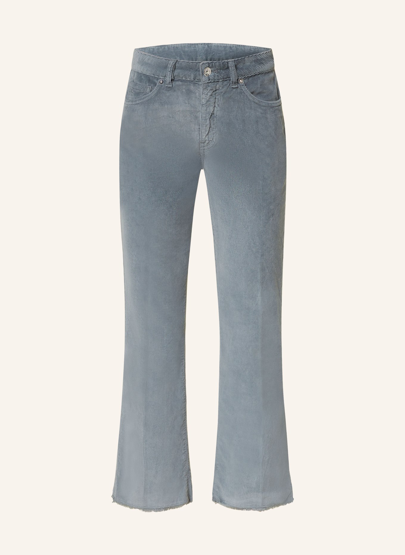 nine:inthe:morning 7/8 trousers EASY KICK in corduroy, Color: GRAY (Image 1)