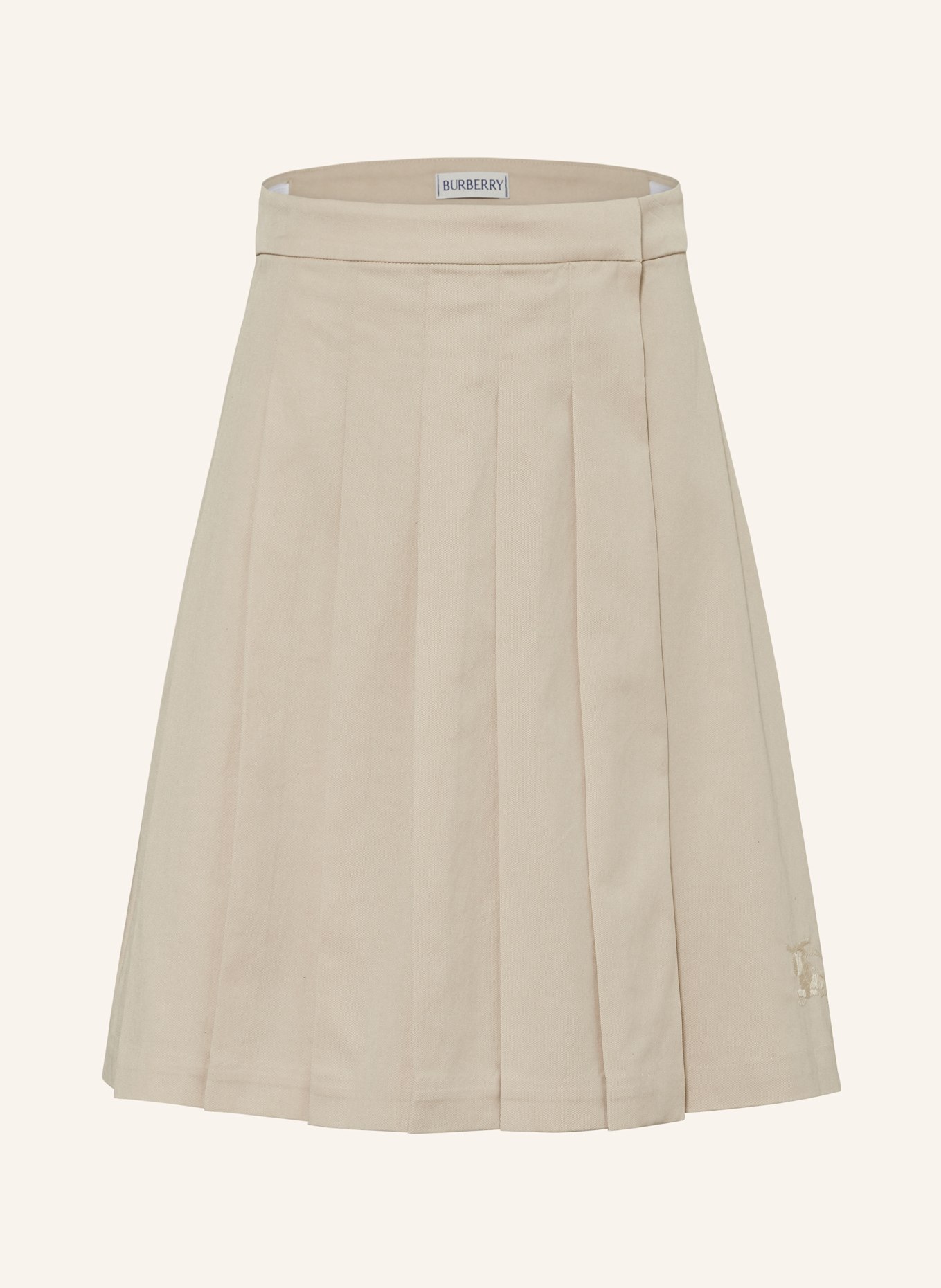 BURBERRY Plooirok in wikkelstijl: BEIGE