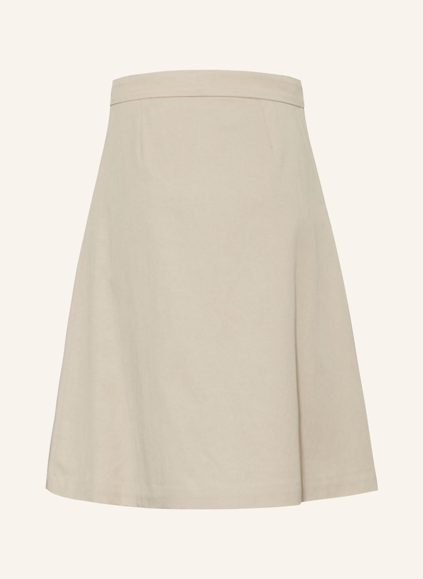 BURBERRY Plooirok in wikkelstijl: BEIGE