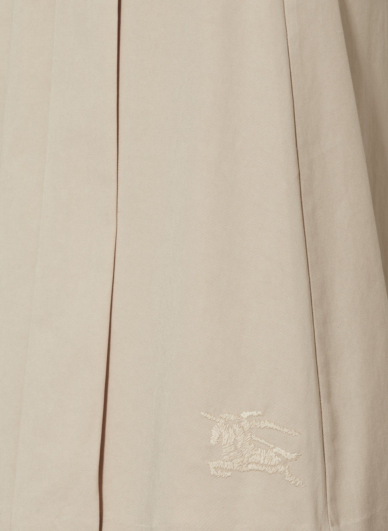 BURBERRY Plooirok in wikkelstijl: BEIGE