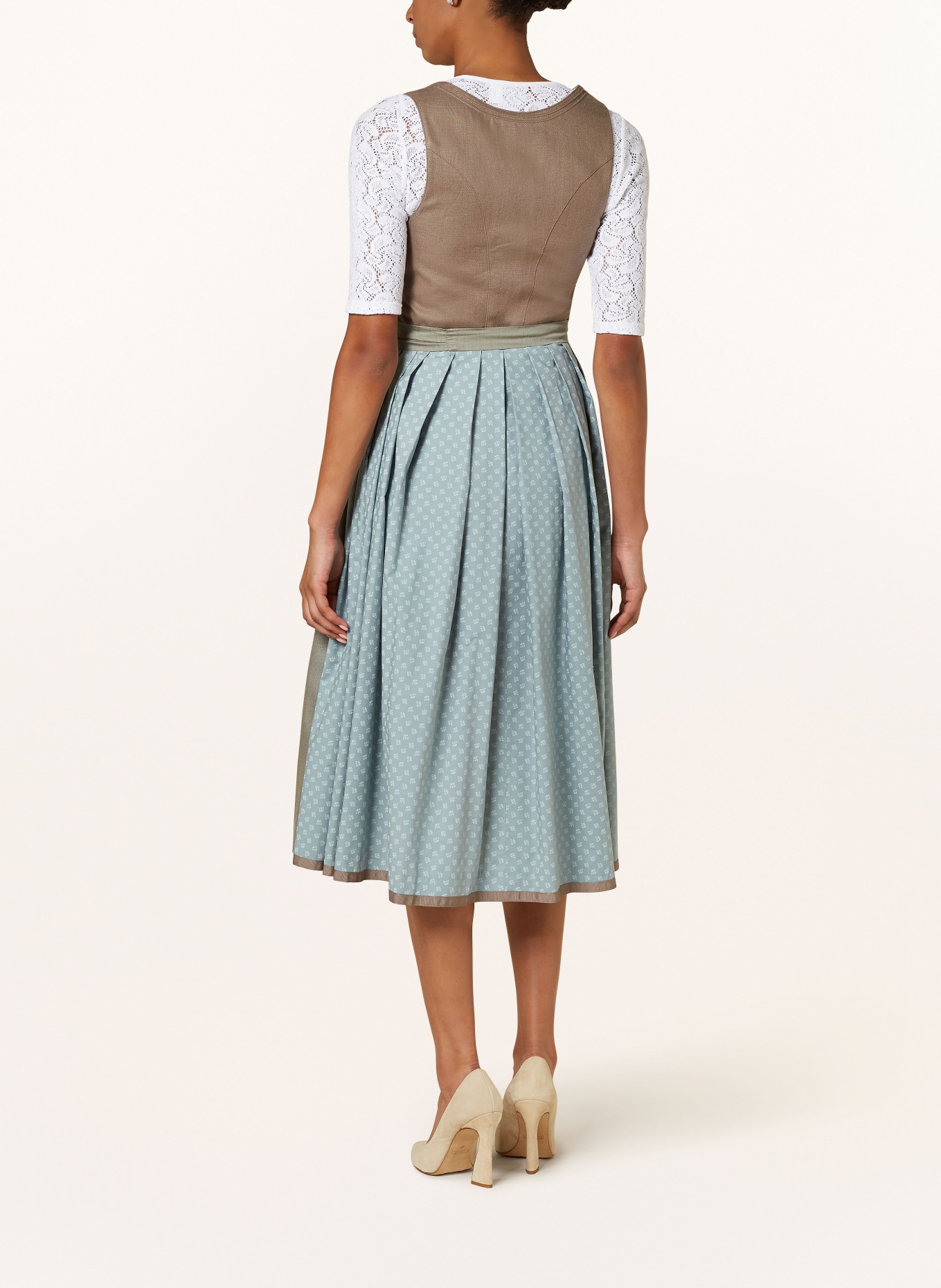 Hammerschmid Dirndl PLATTENSEE: ČERNOŠEDÁ/ MODRÁ