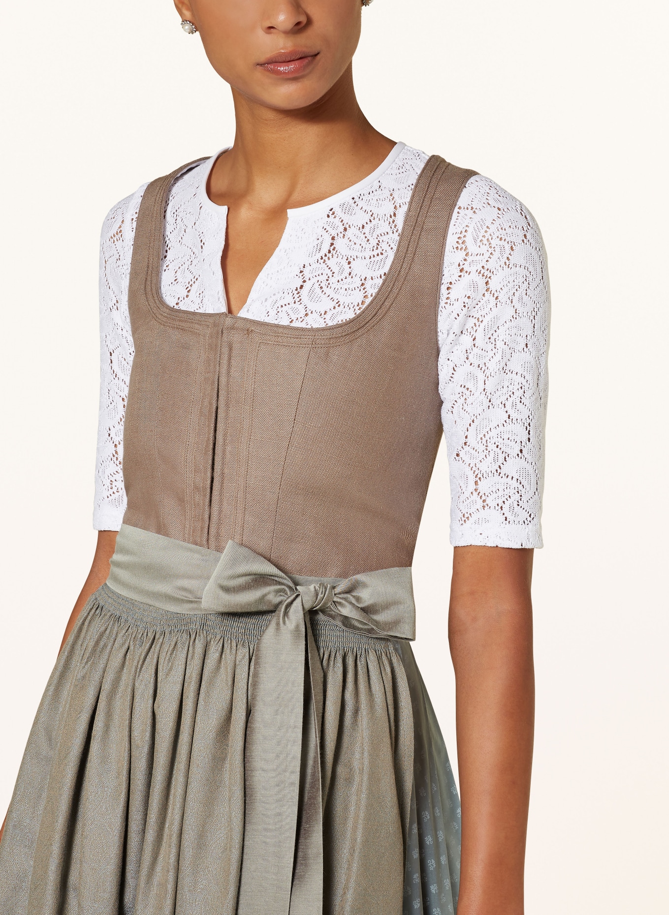 Hammerschmid Dirndl PLATTENSEE: ČERNOŠEDÁ/ MODRÁ