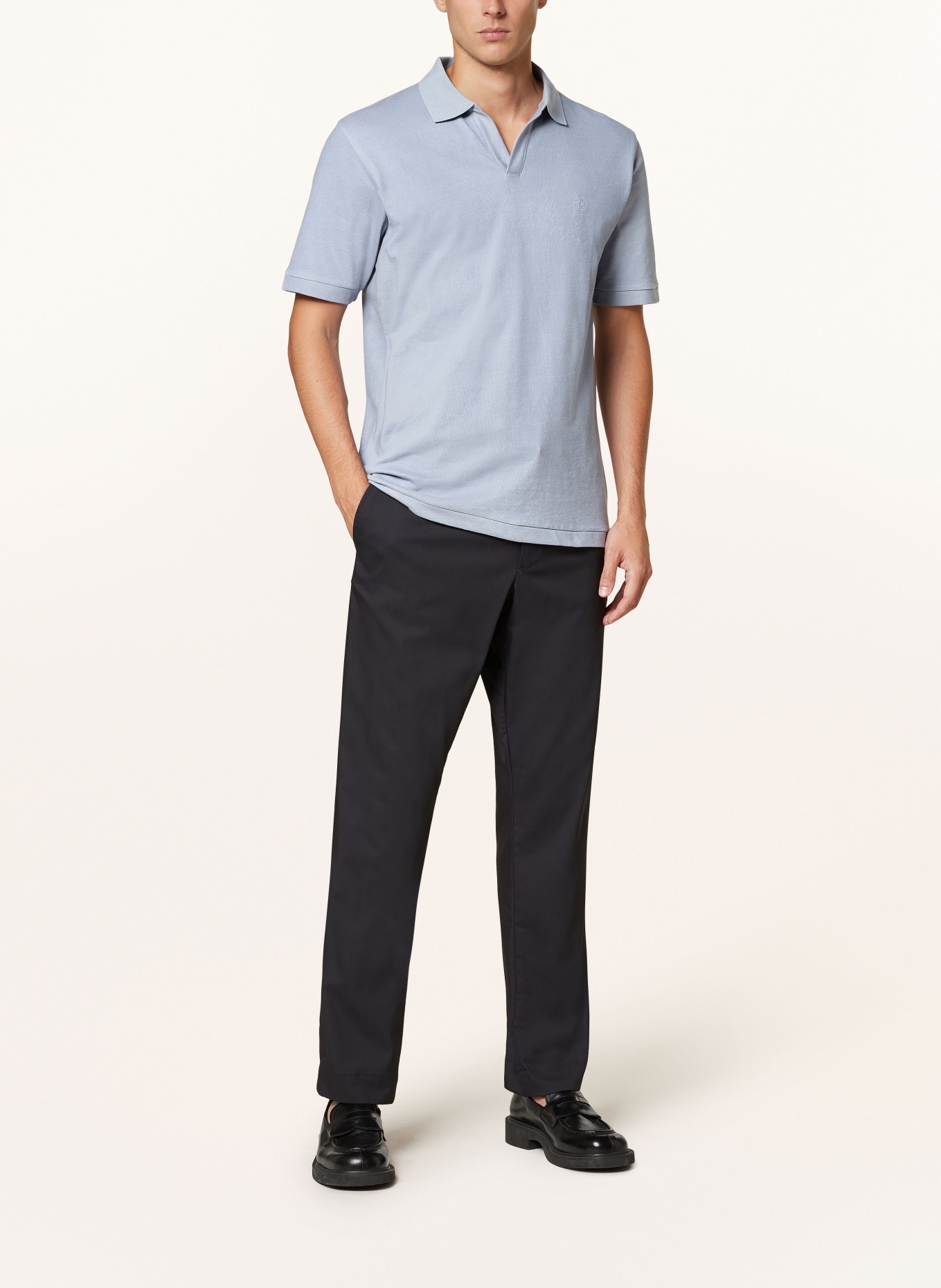 Marc O'Polo Jersey polo shirt regular fit, Color: BLUE GRAY (Image 2)