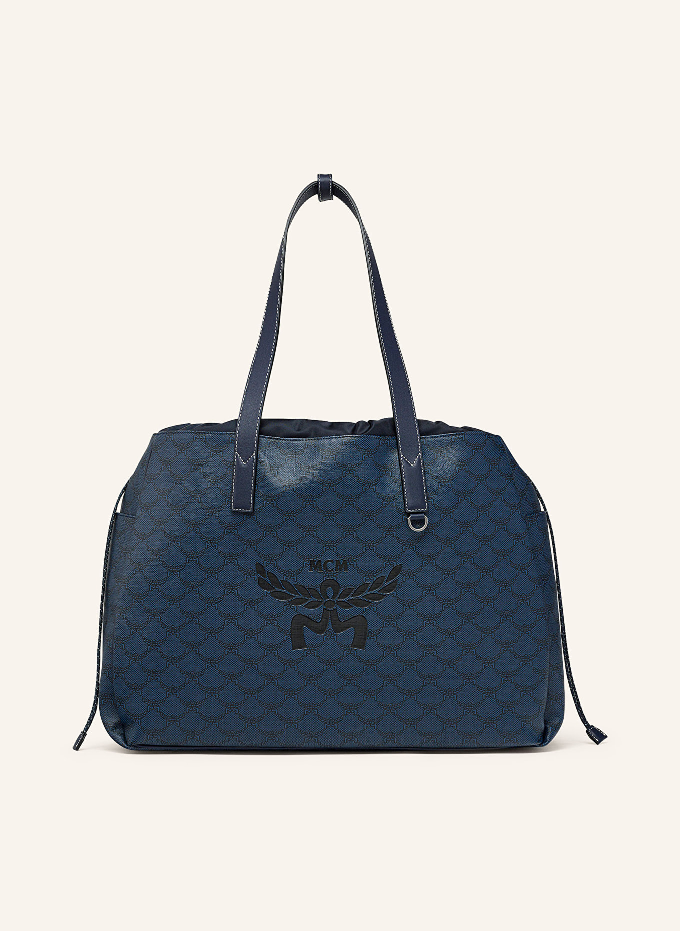 MCM Beuteltasche in vc navy blazer