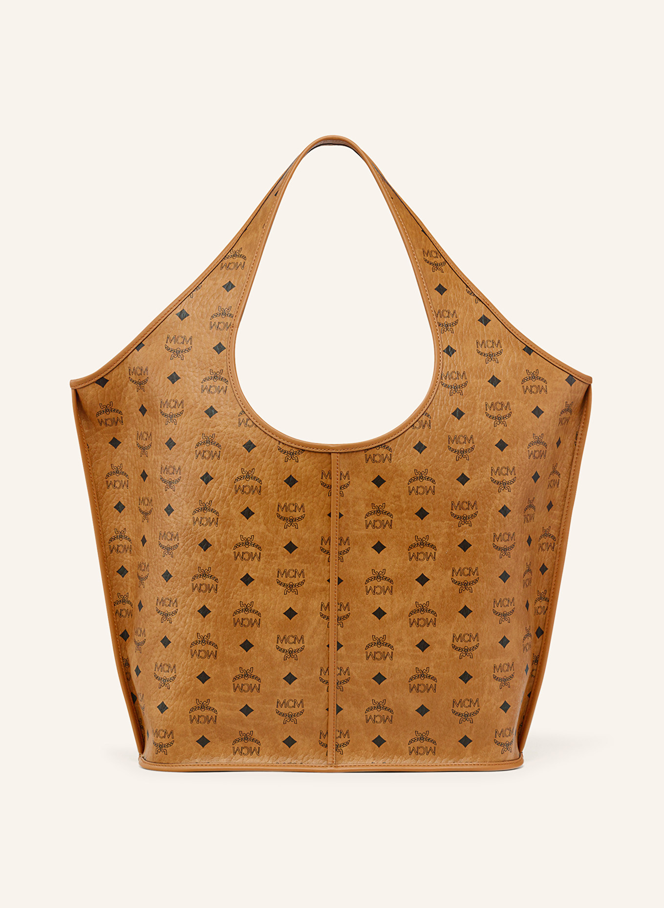 MCM Torba shopper AREN VI: CAMELOWY