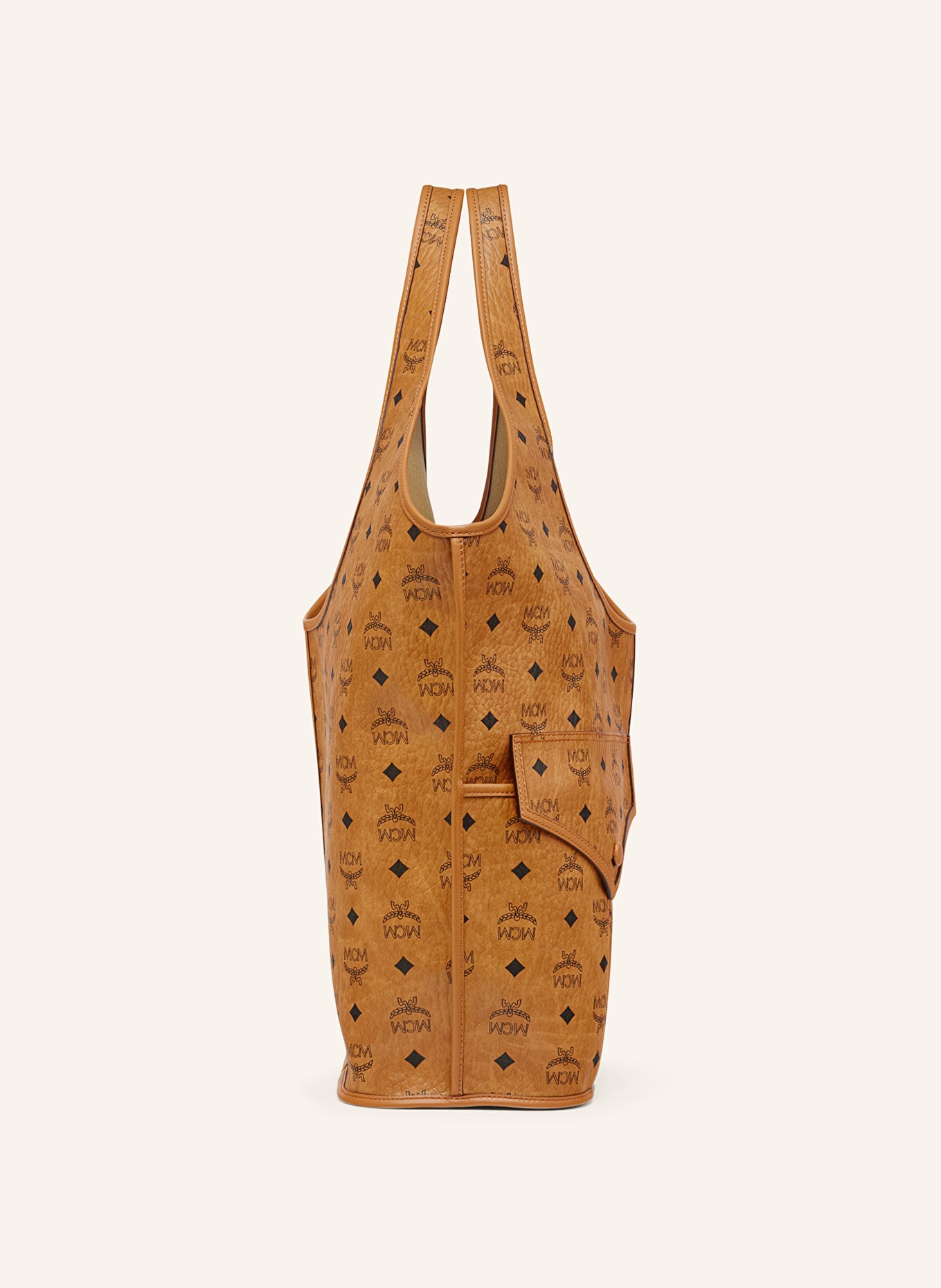 MCM Torba shopper AREN VI: CAMELOWY