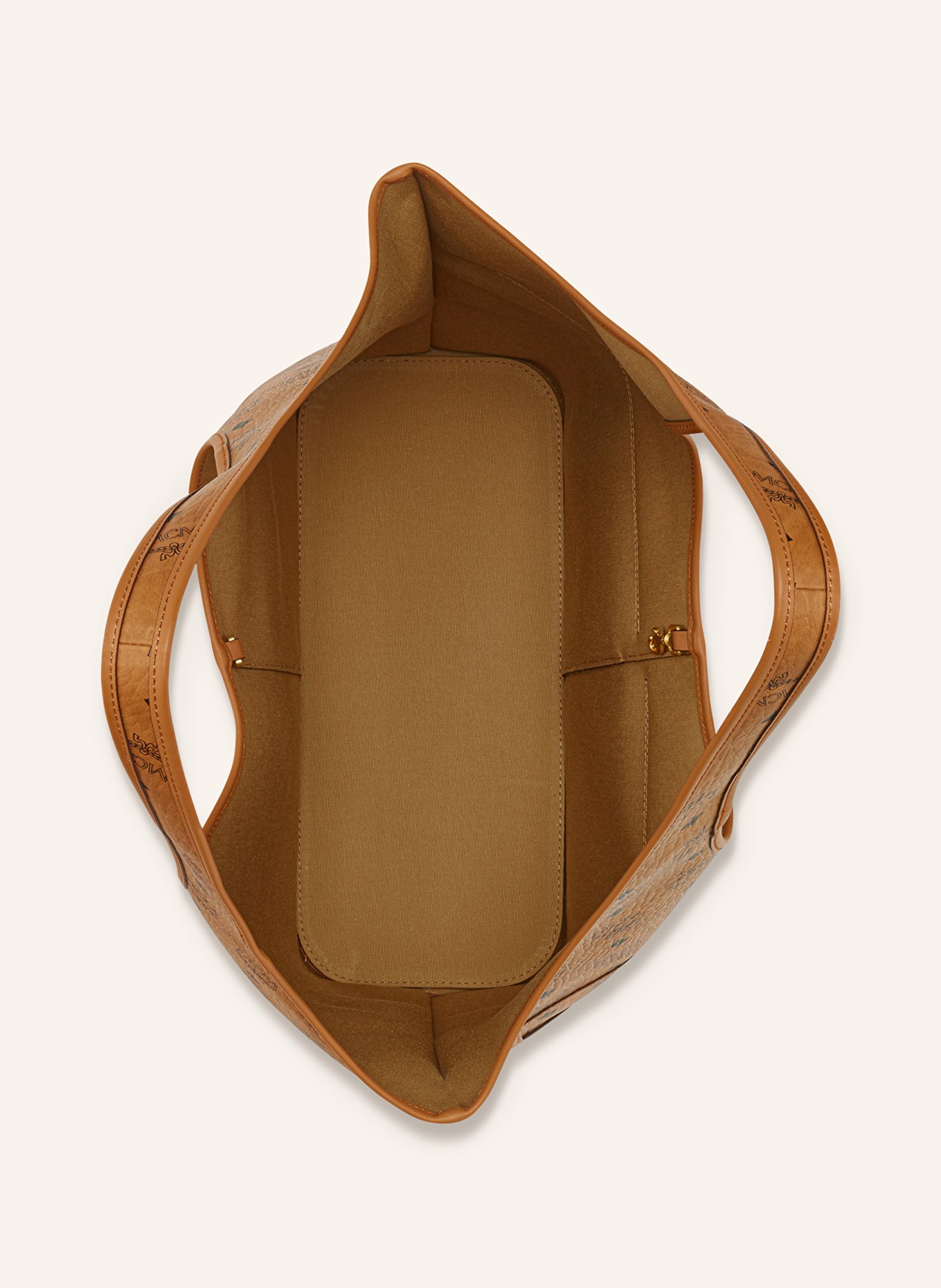 MCM Torba shopper AREN VI: CAMELOWY