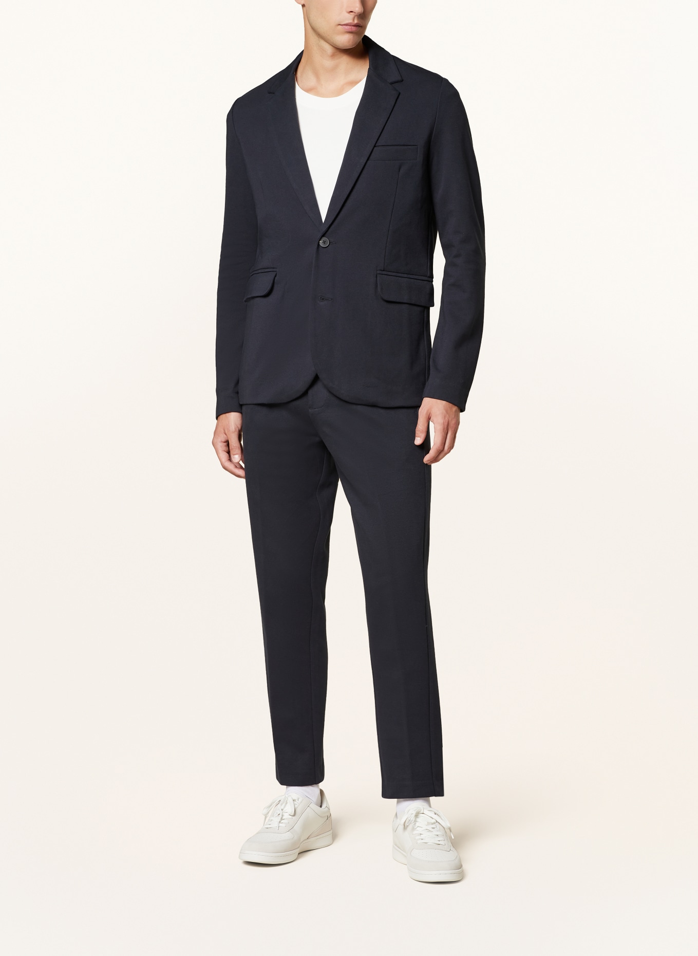 Marc O'Polo Jersey jacket shaped fit, Color: DARK BLUE (Image 2)