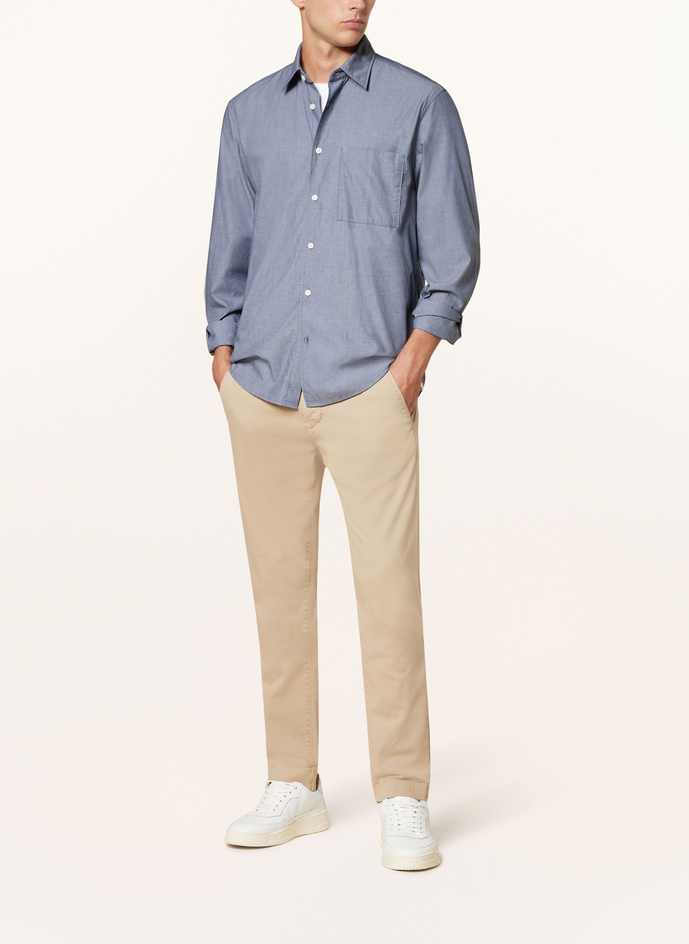 Marc O'Polo Hemd Regular Fit: BLAUGRAU