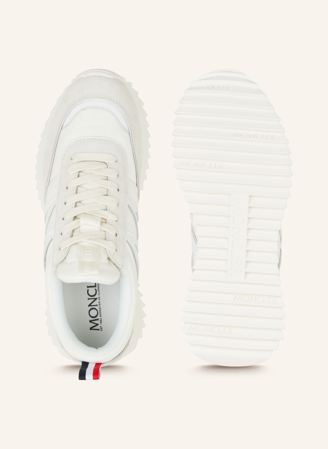 MONCLER Sneakersy PACEY: BIAŁY