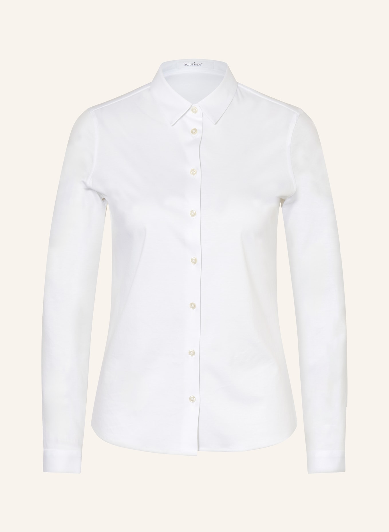 Soluzione Shirt blouse, Color: WHITE (Image 1)