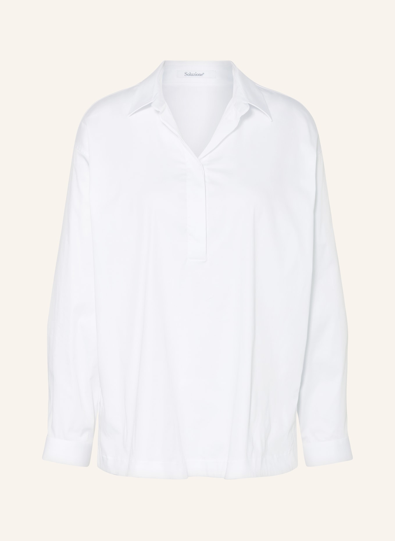 Soluzione Shirt blouse, Color: WHITE (Image 1)