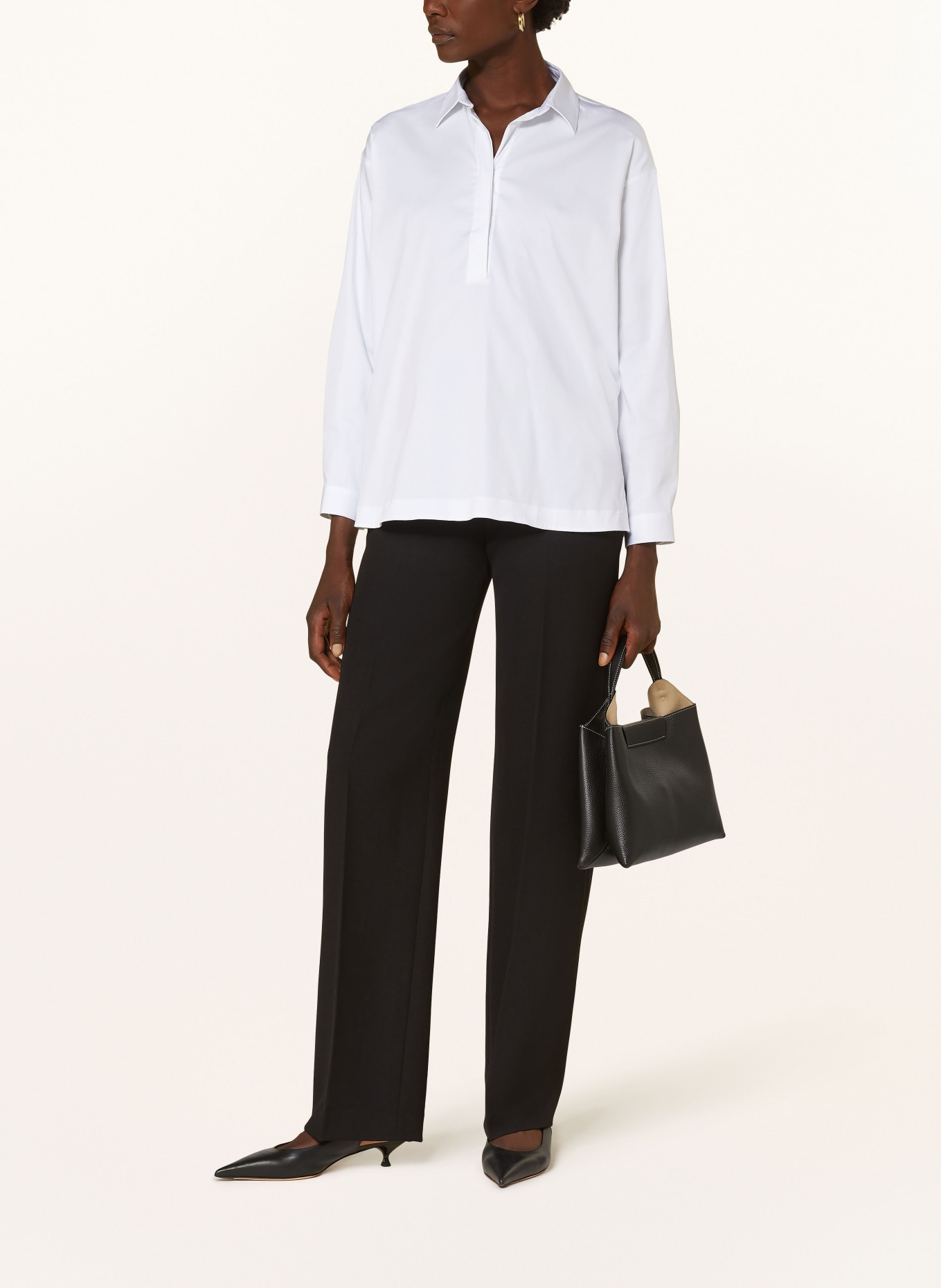 Soluzione Shirt blouse, Color: WHITE (Image 2)