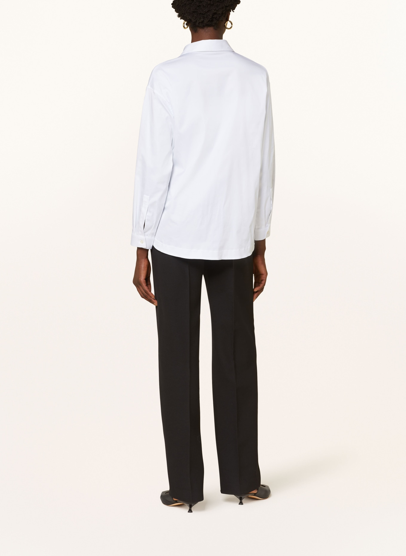 Soluzione Shirt blouse, Color: WHITE (Image 3)