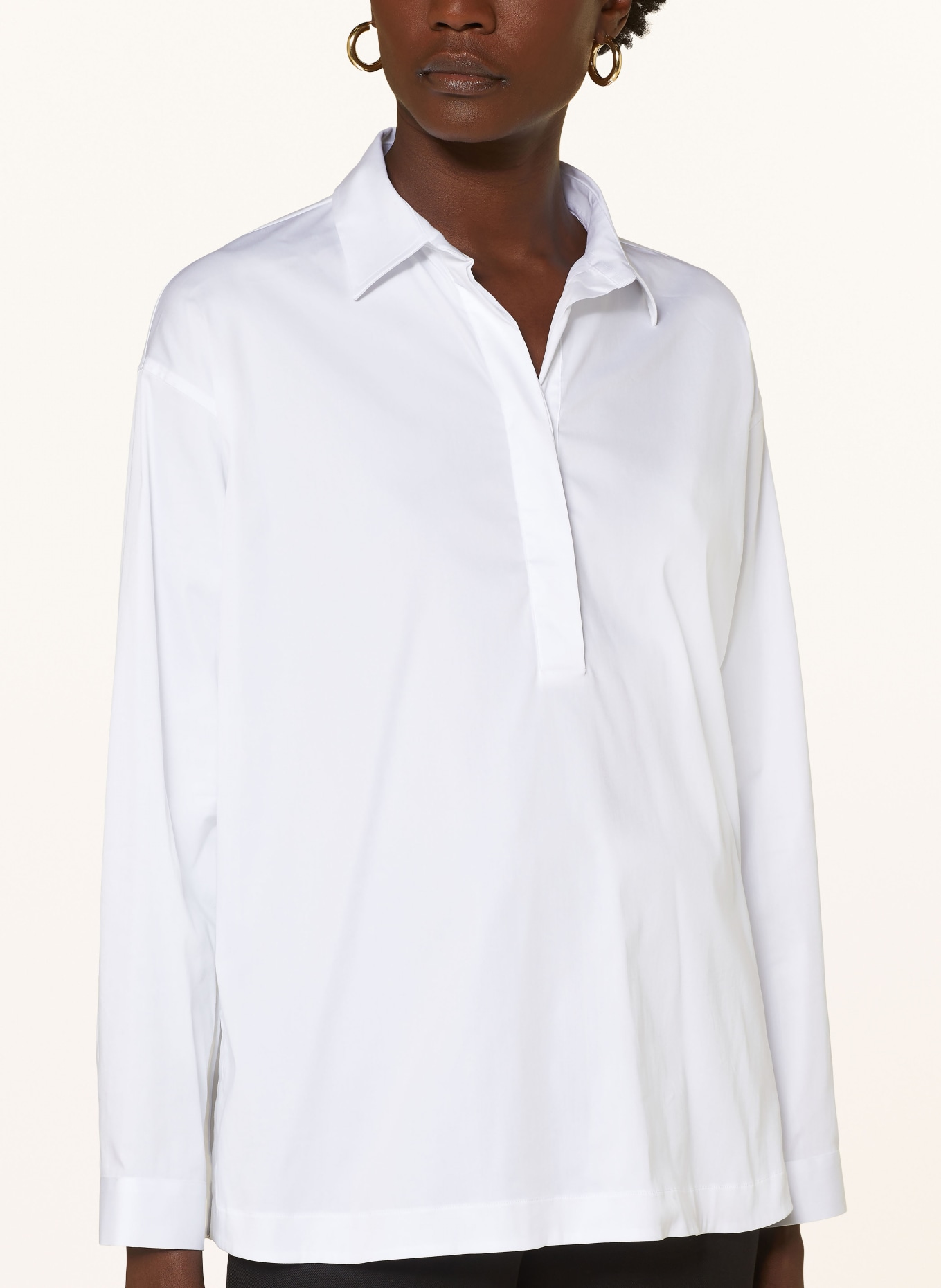 Soluzione Shirt blouse, Color: WHITE (Image 4)