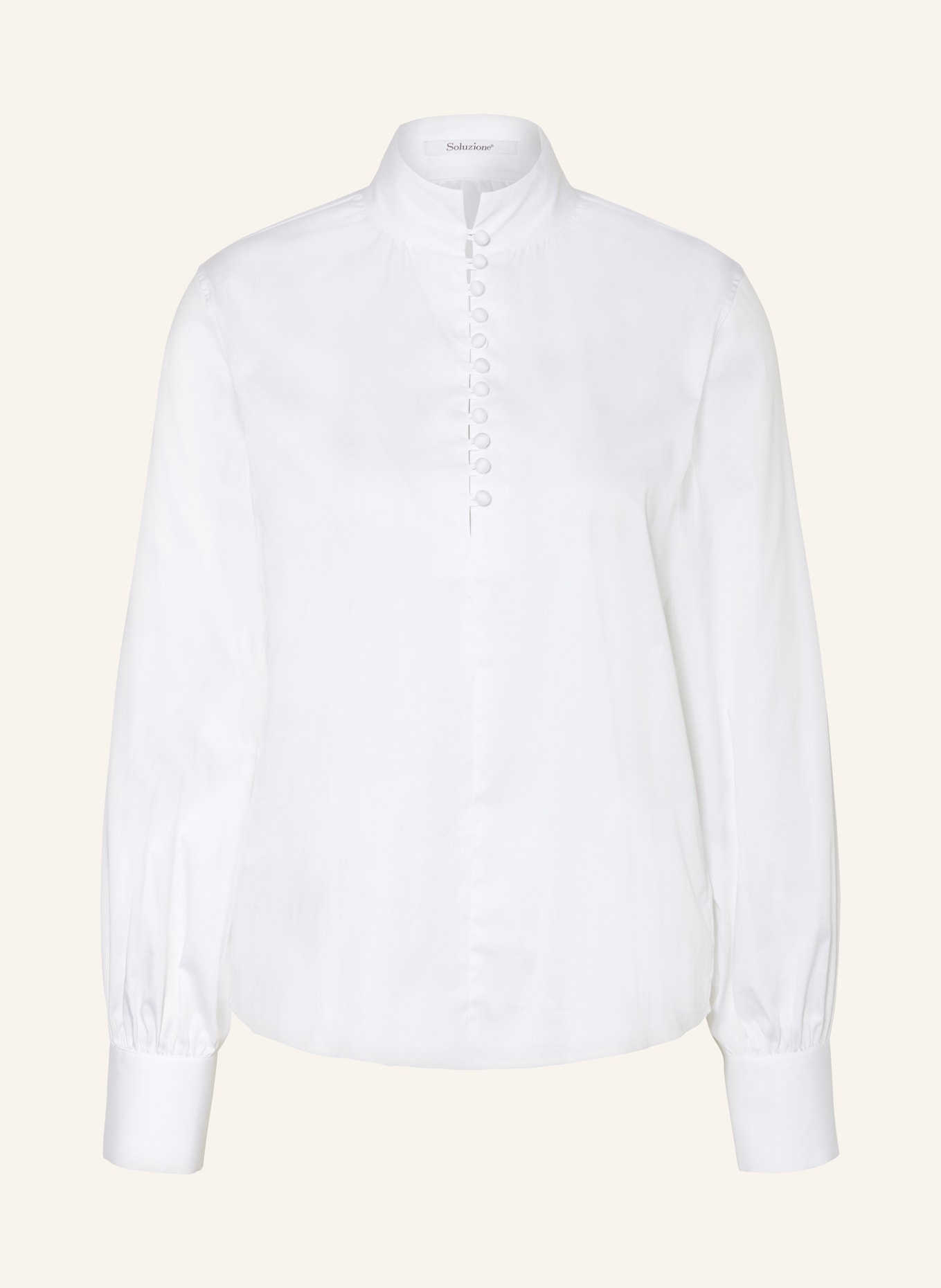 Soluzione Shirt blouse, Color: WHITE (Image 1)