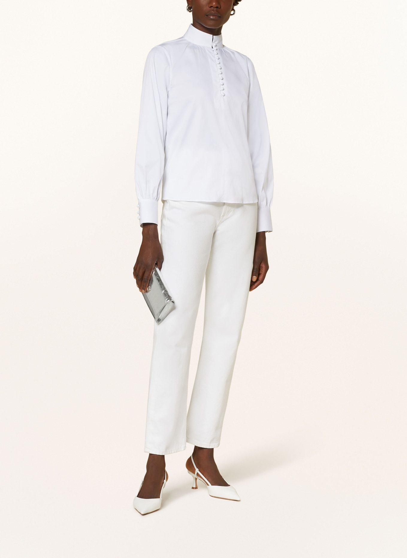 Soluzione Shirt blouse, Color: WHITE (Image 2)