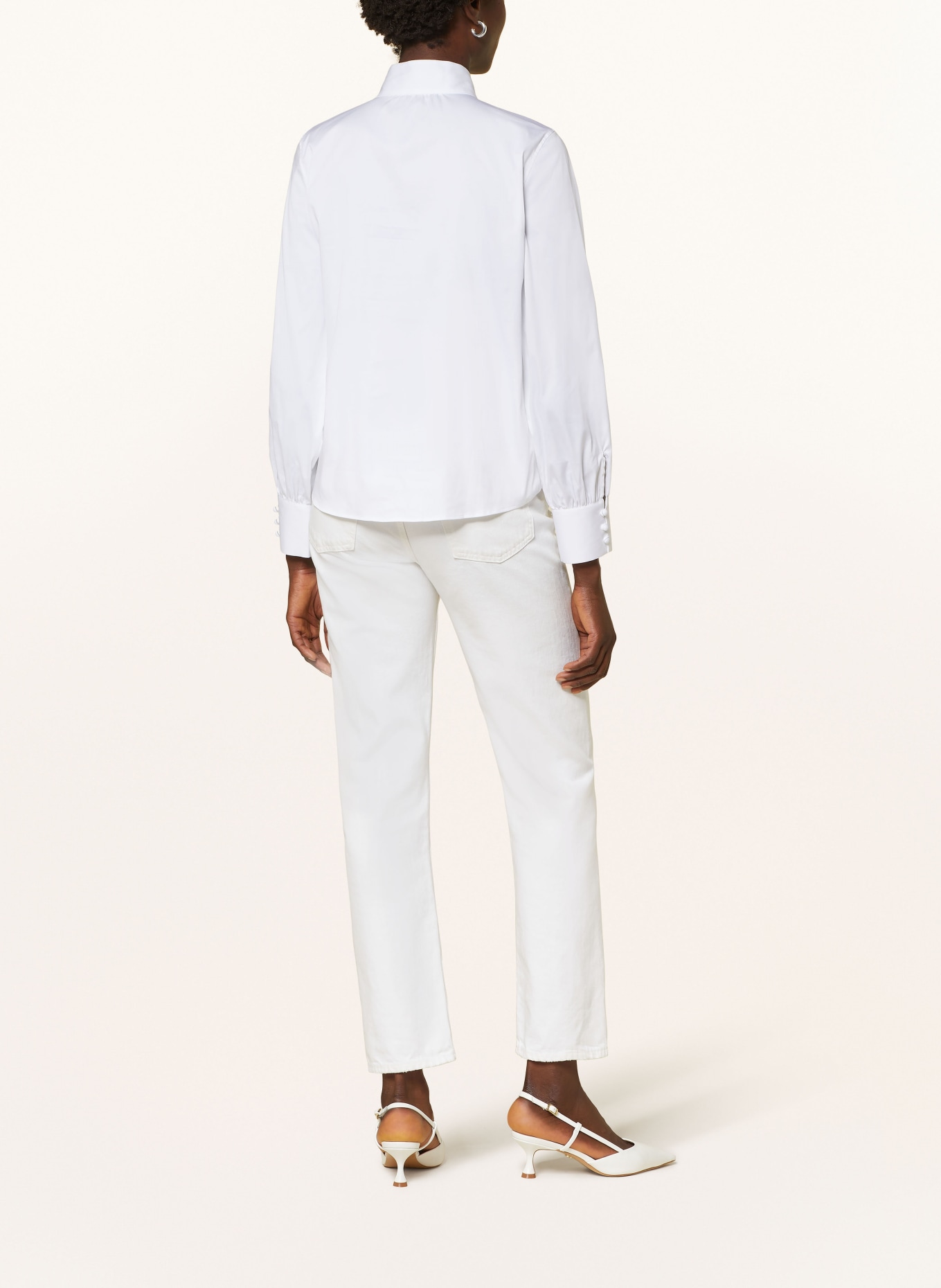 Soluzione Shirt blouse, Color: WHITE (Image 3)