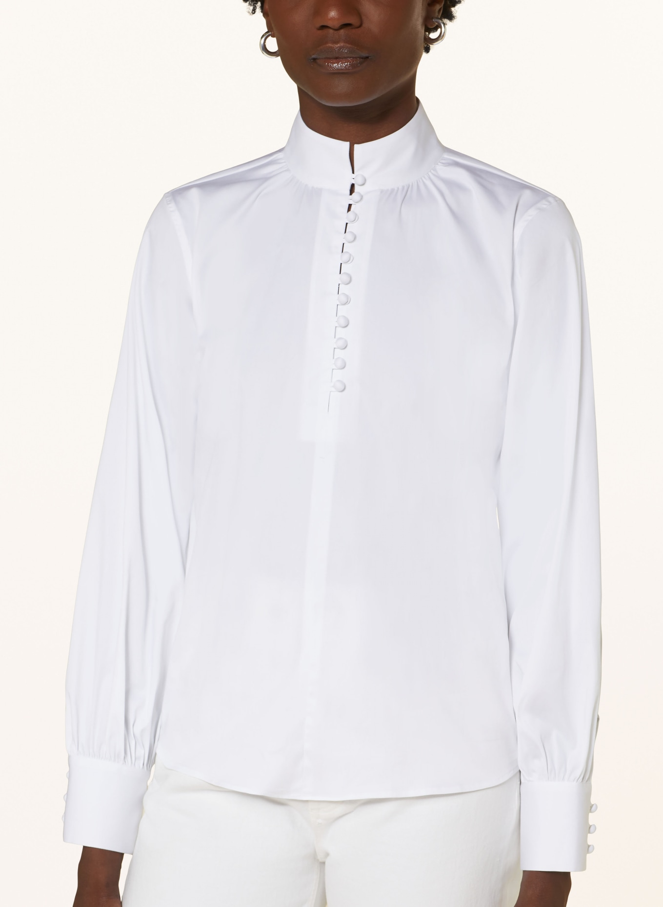 Soluzione Shirt blouse, Color: WHITE (Image 4)