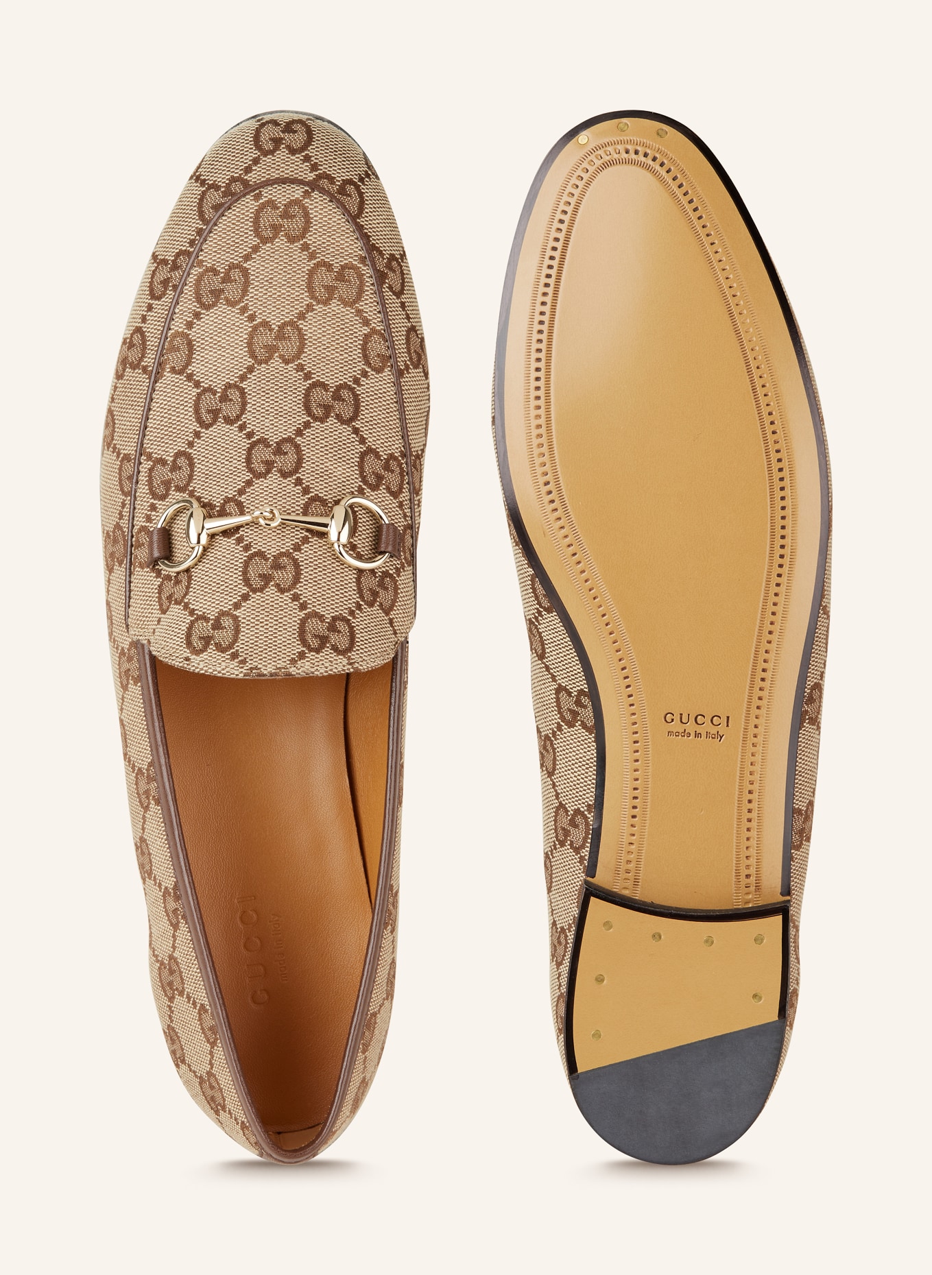 GUCCI Slip ons JORDAAN in 9763 beige ebony cocoa