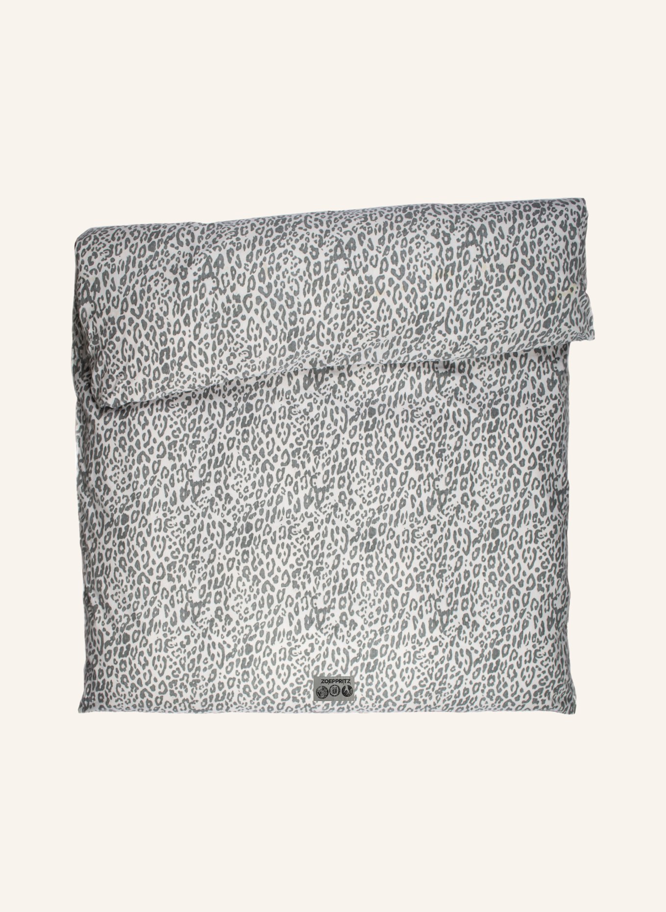 zoeppritz Bettbezug EASY LEOPARD: HELLBRAUN / DUNKELBRAUN / SCHWARZ