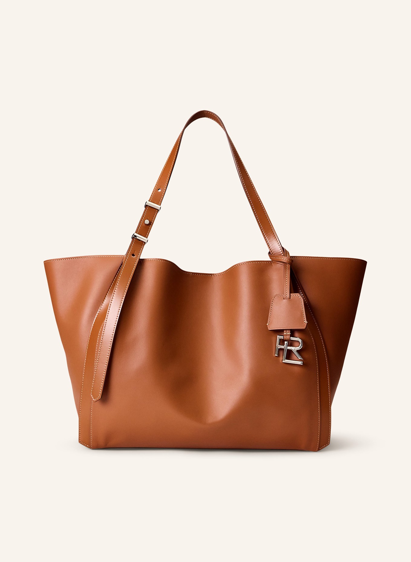 RALPH LAUREN Collection Torba shopper RL 888 z saszetką, Kolor: BRĄZOWY (Obrazek 1)