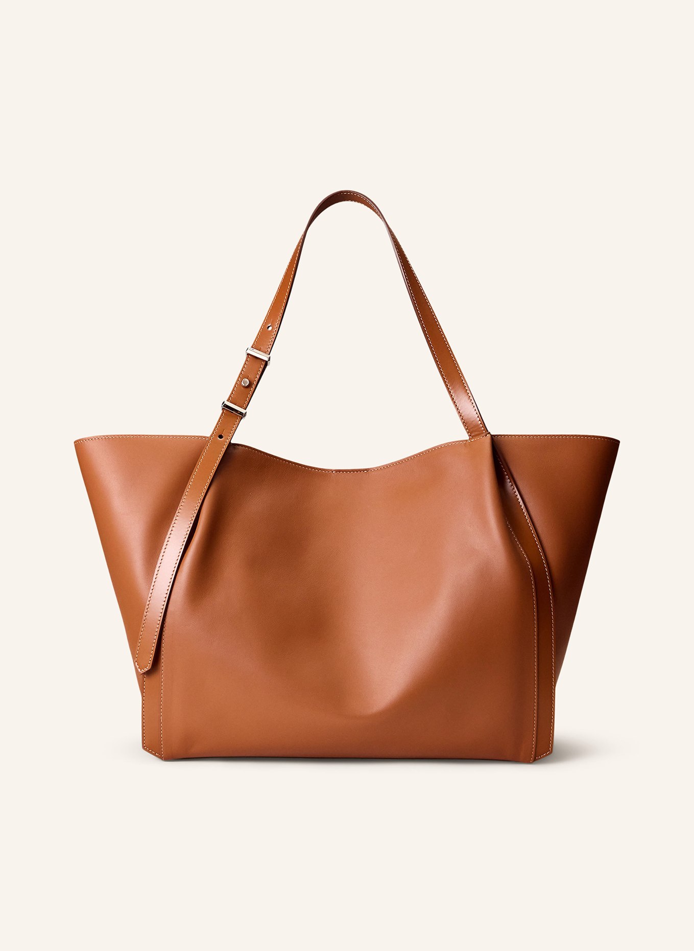 RALPH LAUREN Collection Torba shopper RL 888 z saszetką, Kolor: BRĄZOWY (Obrazek 2)